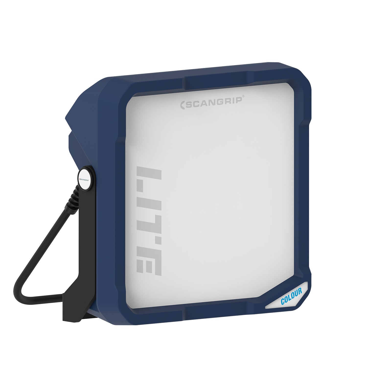 Luce LED SCANGRIP Vega Lite Colour, vista angolare, con design robusto e portatile, ideale per un'illuminazione intensa e uniforme durante il detailing auto.