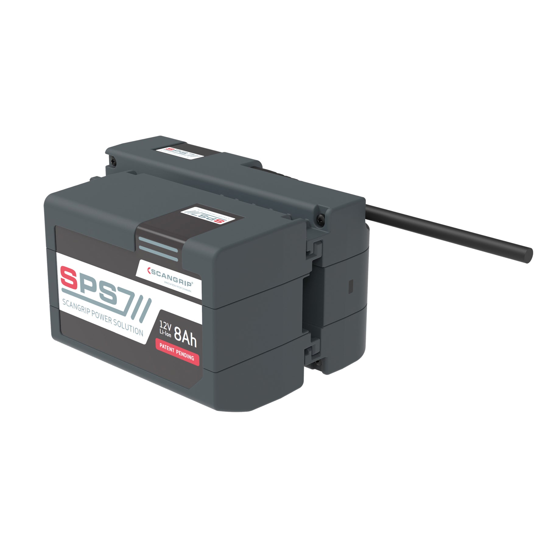 Batteria Scangrip SPS 8Ah per alimentazione duratura e affidabile delle lampade da lavoro.