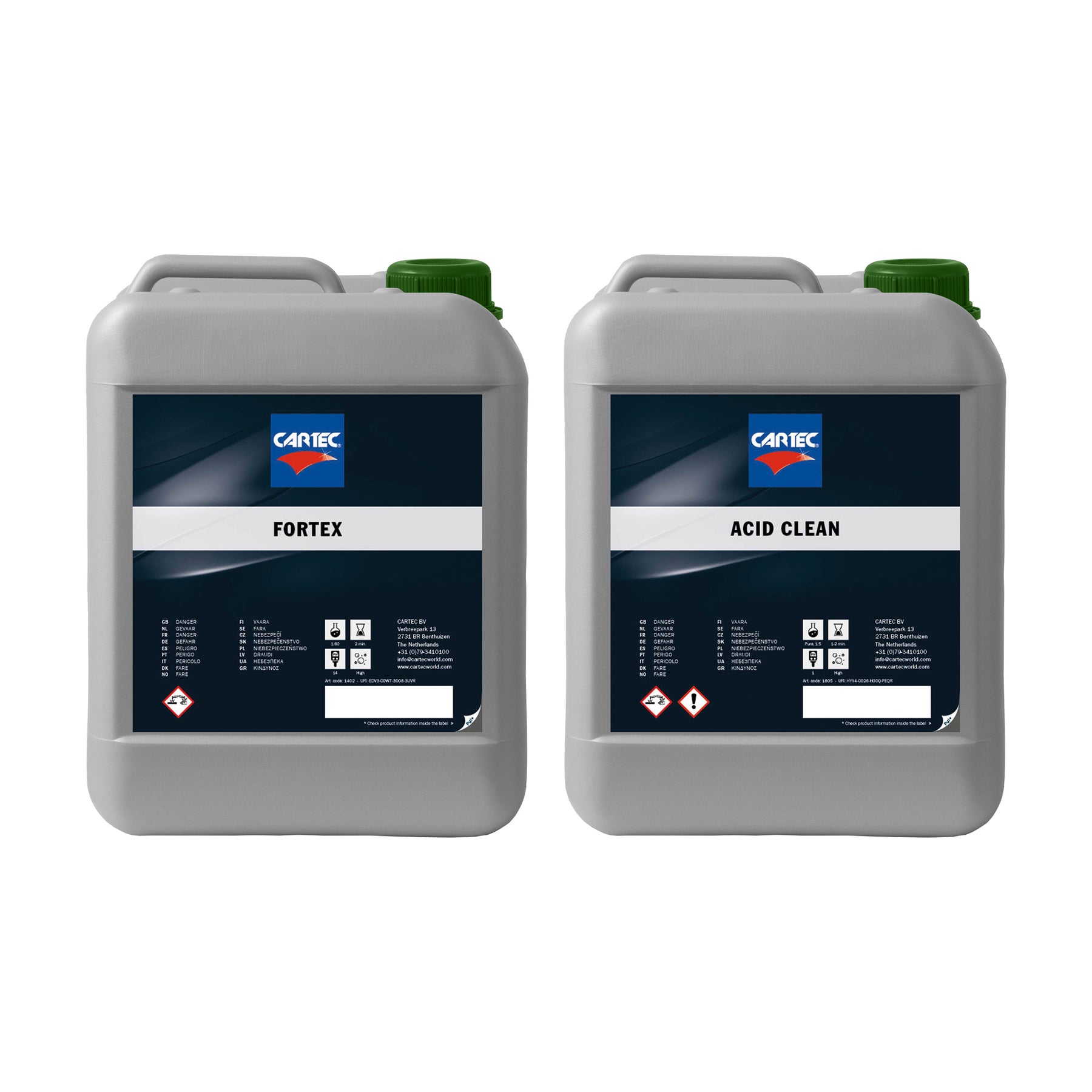 Kit CARTEC Power Wheel Touchless per pulizia cerchi senza contatto