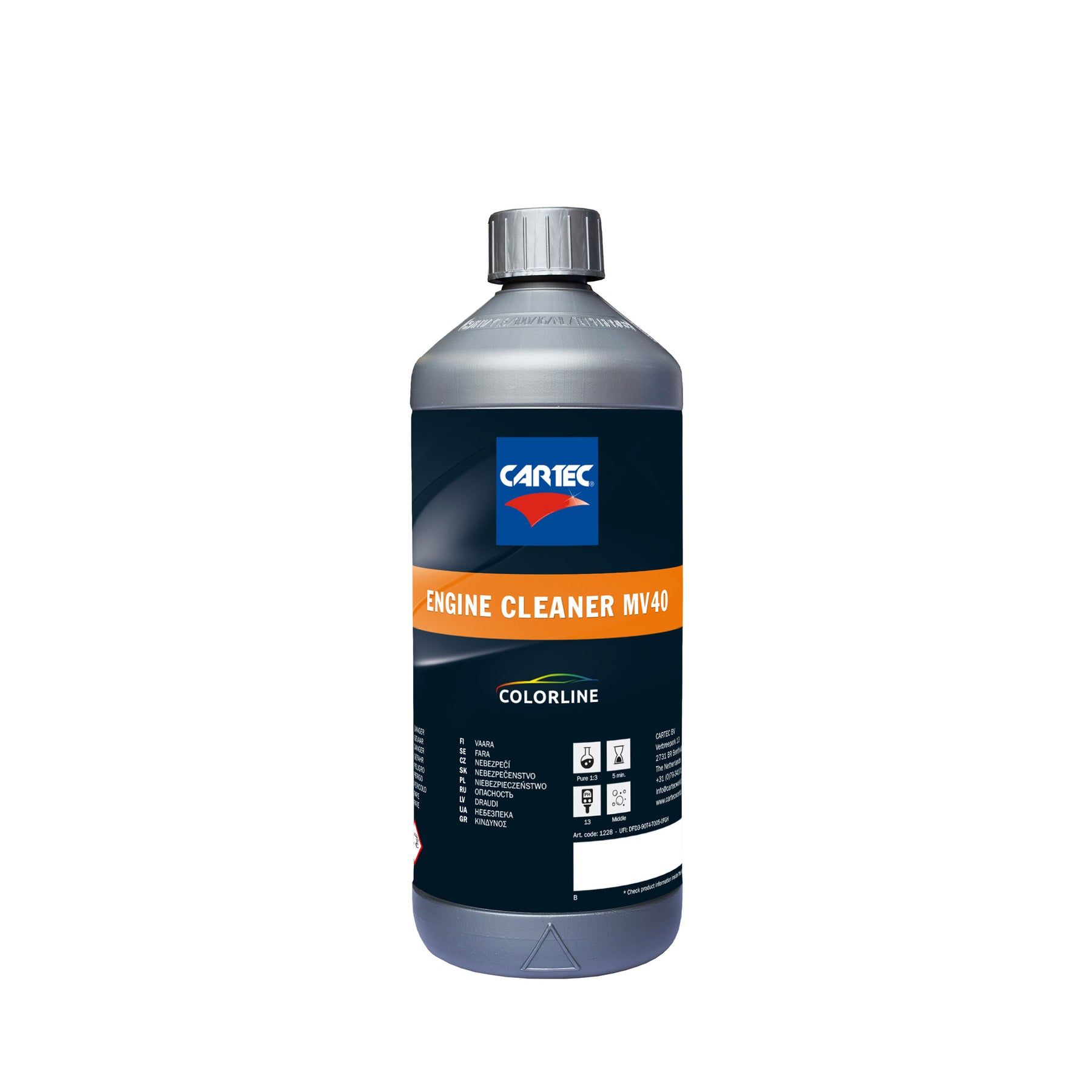 Cartec Engine Cleaner MV40 per la pulizia efficace del motore dell'auto.
