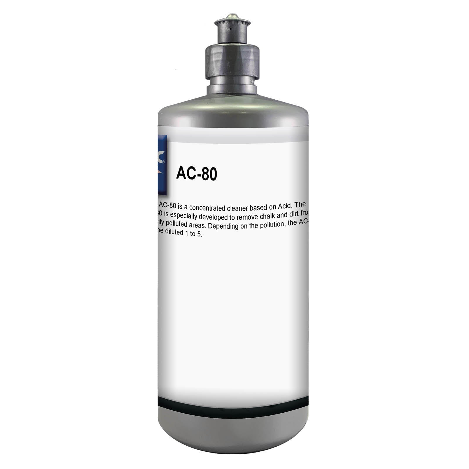 Flacone di Cartec AC80 Decalcificante per la rimozione di calcare e macchie d'acqua dalle superfici dell'auto.