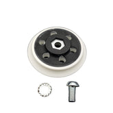 Platorello 75mm per lucidatrice rotorbitale EX603, perfetto per lucidature precise in spazi ristretti.