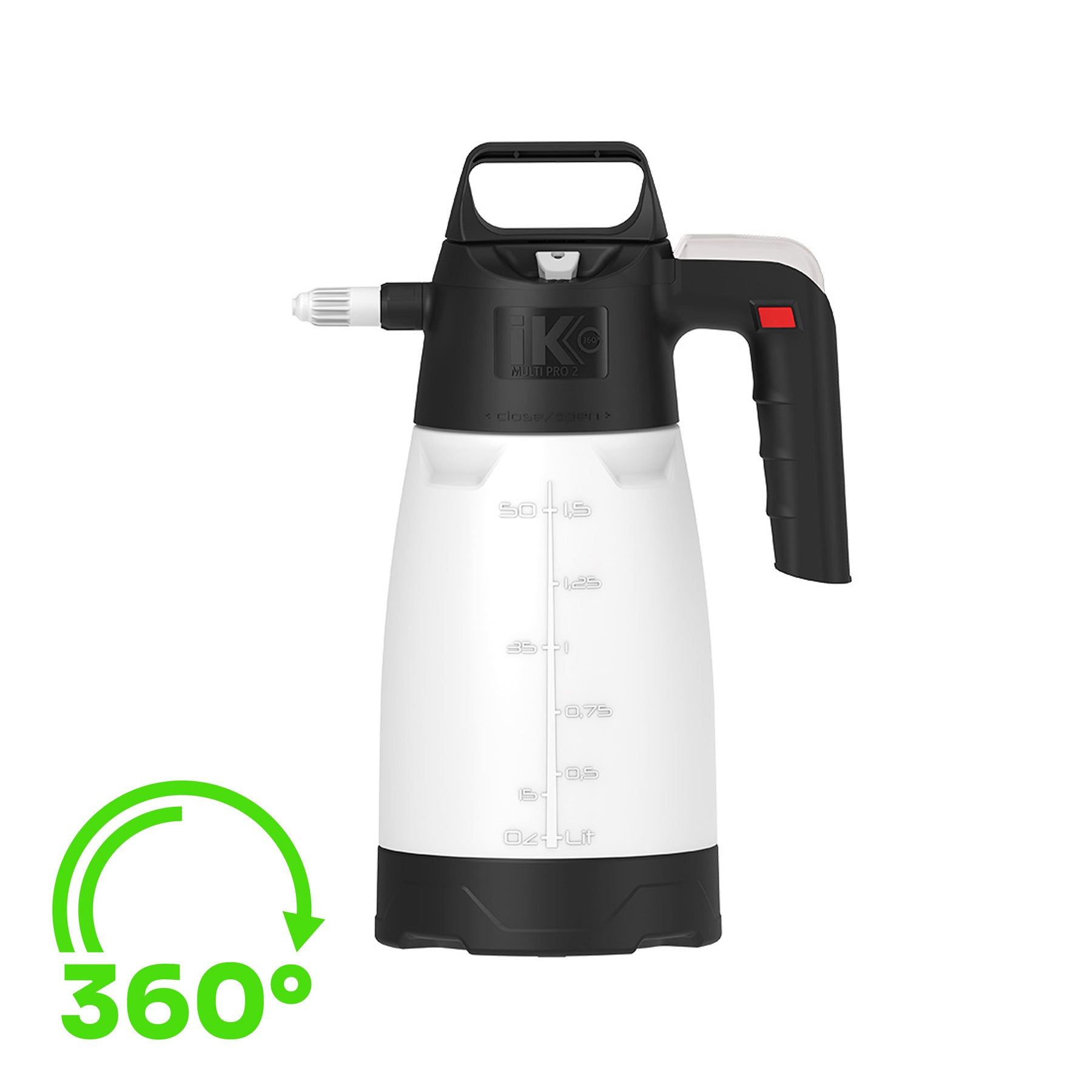 Nebulizzatore IK MULTI Pro 2 360°, perfetto per applicazioni versatili e professionali, con design resistente e affidabile.