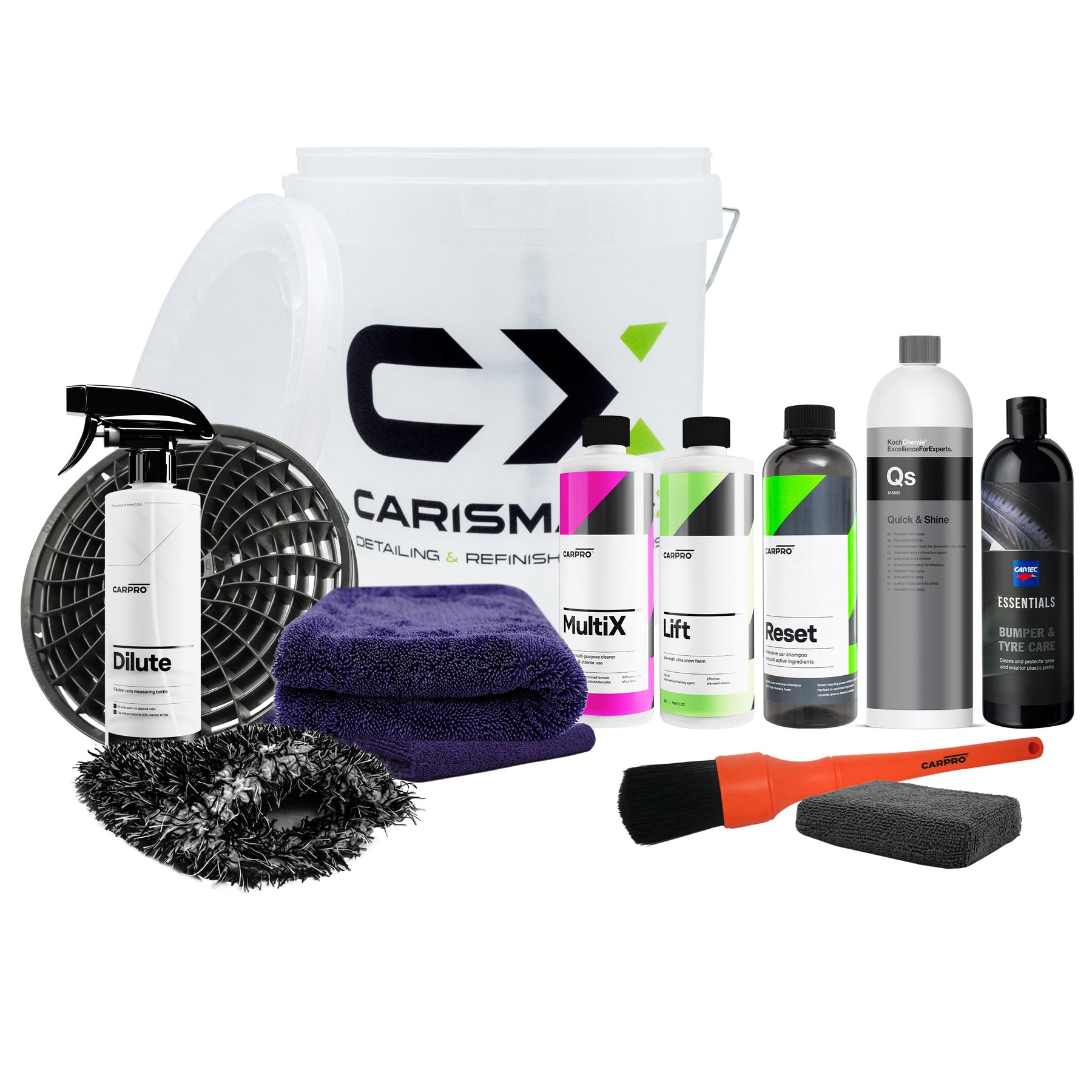 Cartec Kit Lavaggio Moto e Scooter Full per una pulizia completa e protezione dei veicoli a due ruote.