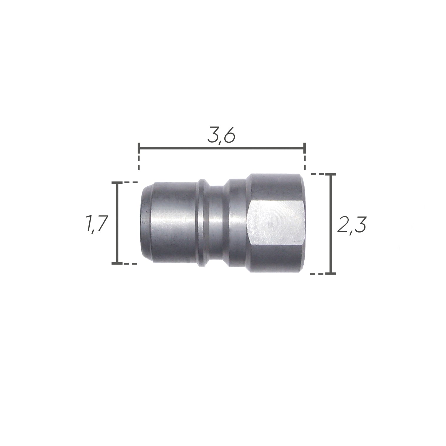 IDROBASE Quick Ball Coupling M - G3/8" F