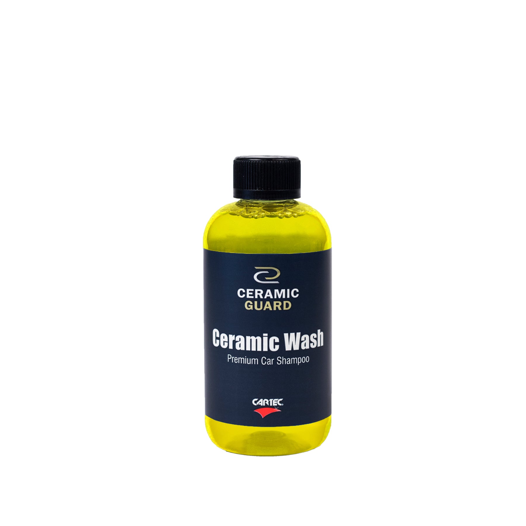 Flacone di CARTEC Ceramic Wash Shampoo – shampoo premium per auto, progettato per una pulizia profonda e una protezione ceramica duratura.