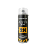 Chamaleon Aerosol 2K Clear Coat Premium, vernice trasparente spray per finiture professionali e resistenti su varie superfici.
