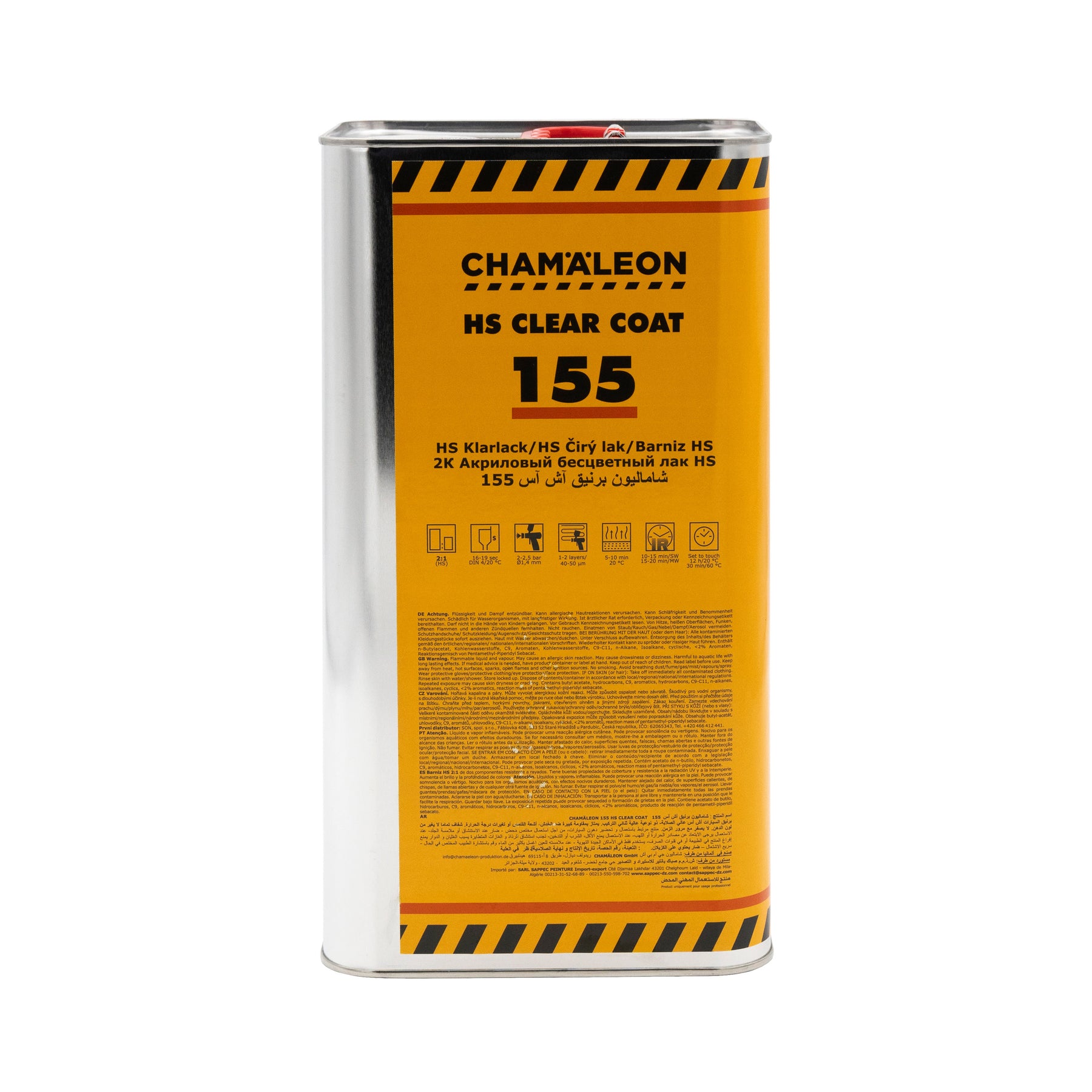 Chamaleon HS 2K Clear Coat Scratch Proof, vernice trasparente resistente ai graffi per superfici verniciate.