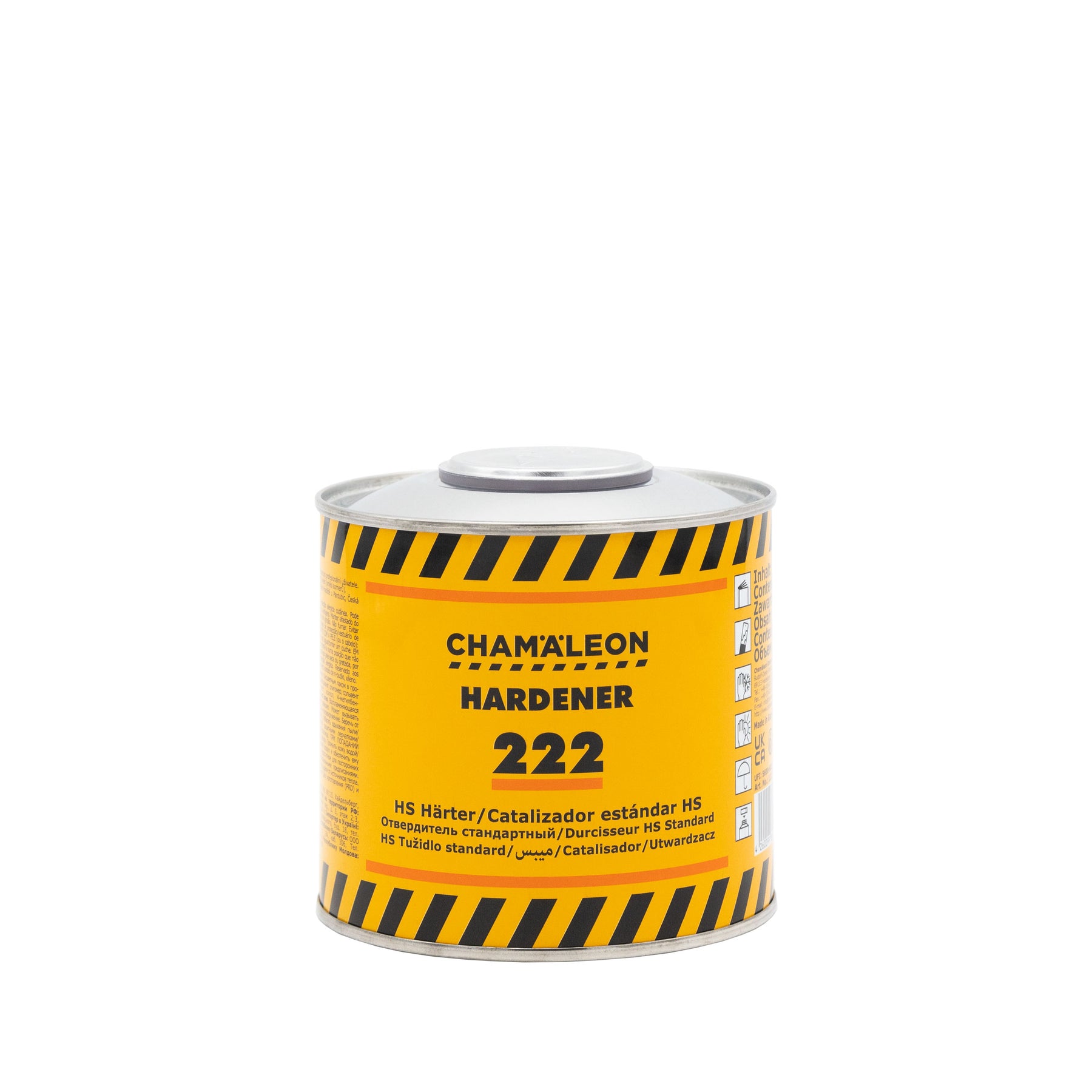 Chamaleon Hardener for 155, catalizzatore per trasparenti per finitura resistente su superfici verniciate.