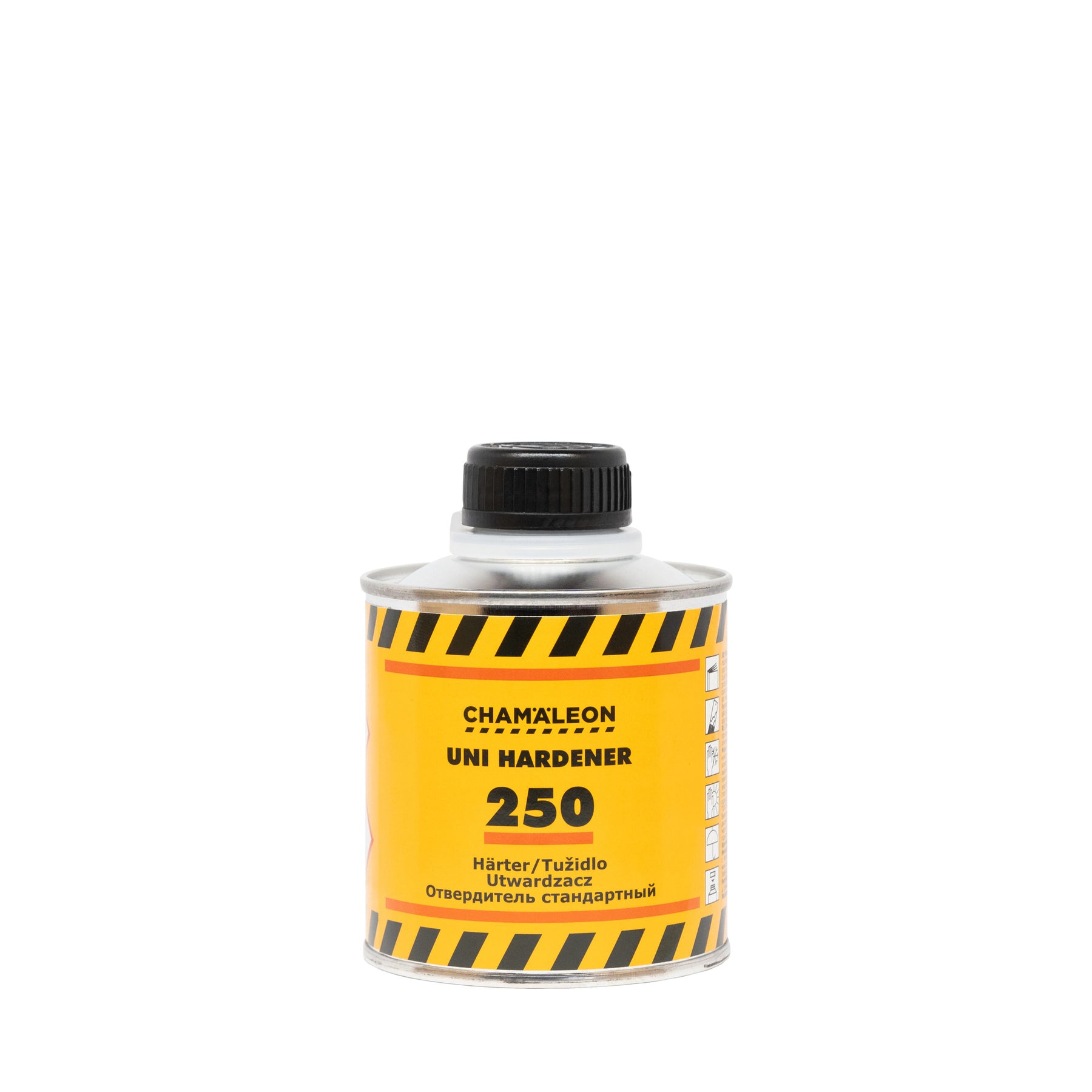 Chamaleon Hardener for 155, catalizzatore per trasparenti per finitura resistente su superfici verniciate.