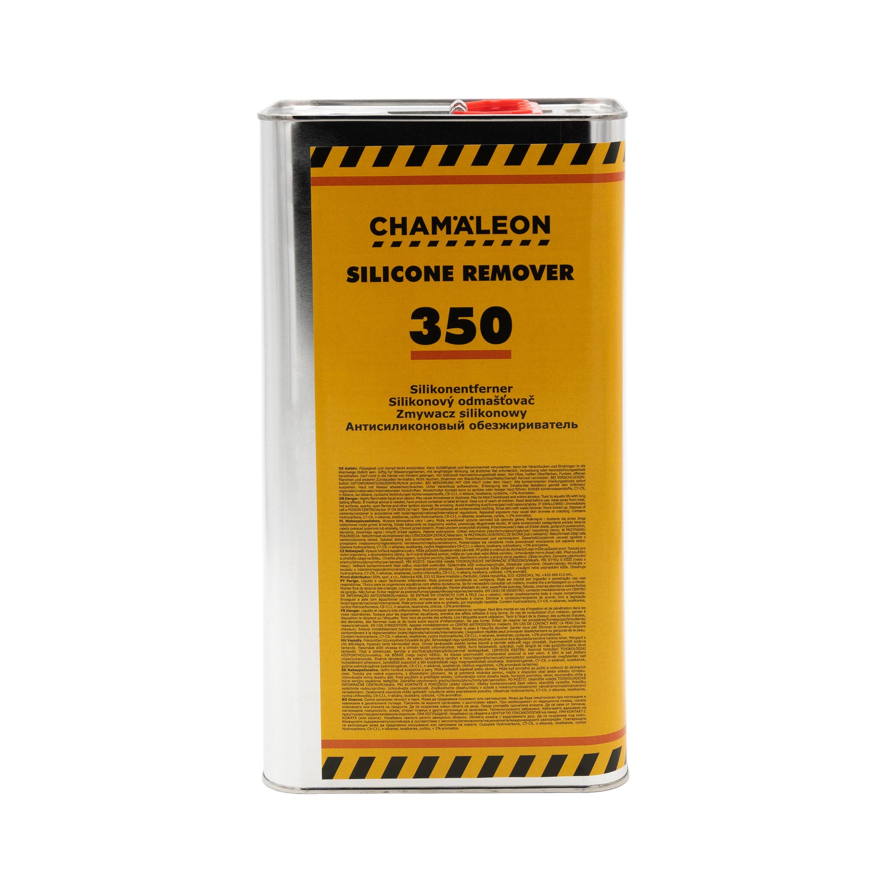Flacone di Chamaleon Silicone Remover per una rimozione del silicone precisa e professionale.