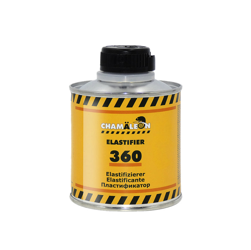 Chamaleon Elastifier 360, additivo elastificante per migliorare la flessibilità delle vernici su diverse superfici.