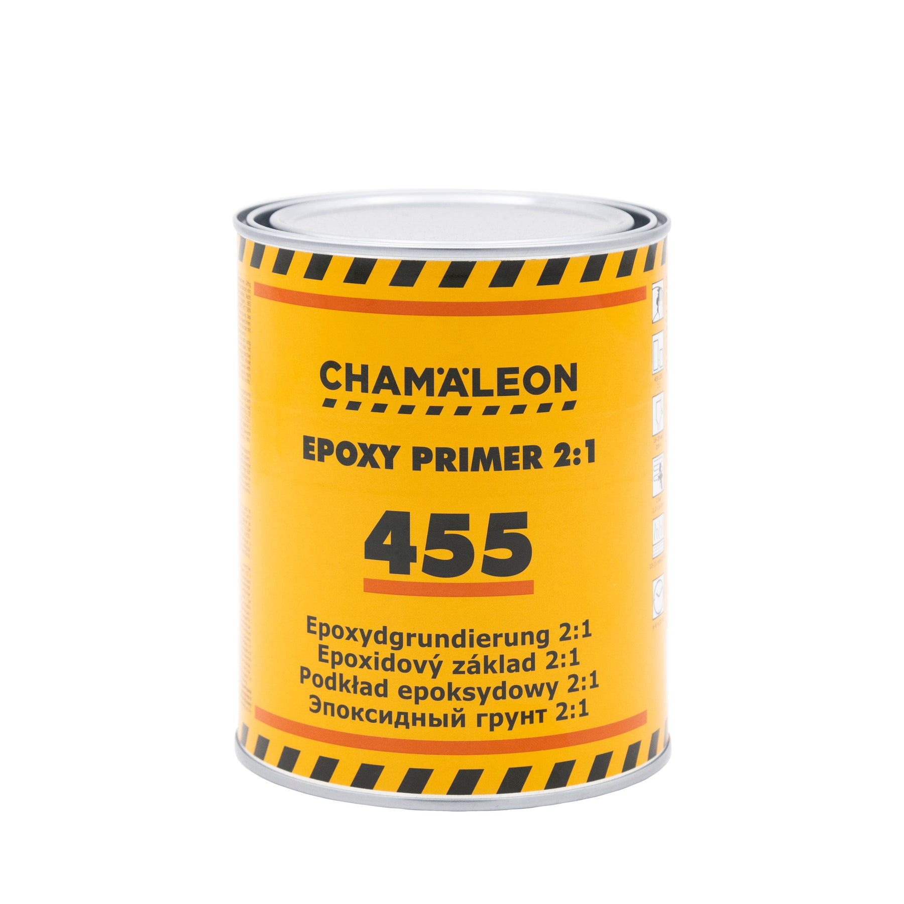 Chamaleon 2K Epoxy Primer 2:1 455, primer epossidico ad alta qualità per protezione duratura su varie superfici.