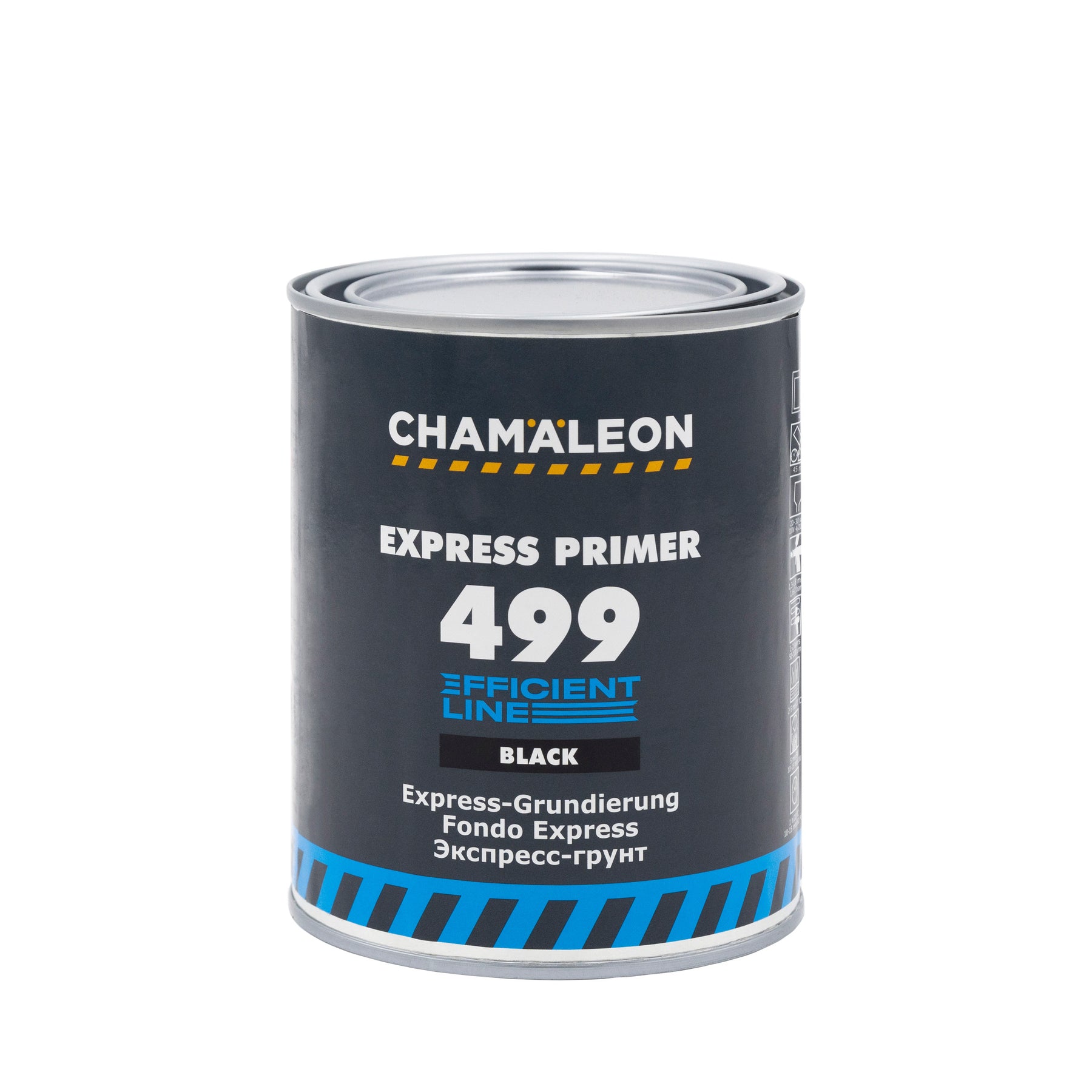 Chamaleon 2K Express Primer 4:1, primer ad asciugatura rapida per una finitura professionale su varie superfici. nero