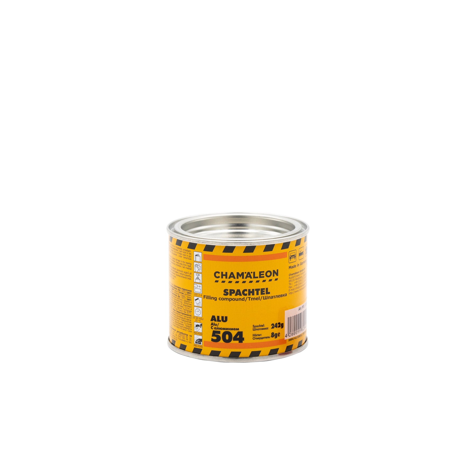 Chamaleon Aluminium Putty, stucco in alluminio per riparazioni resistenti su superfici metalliche.