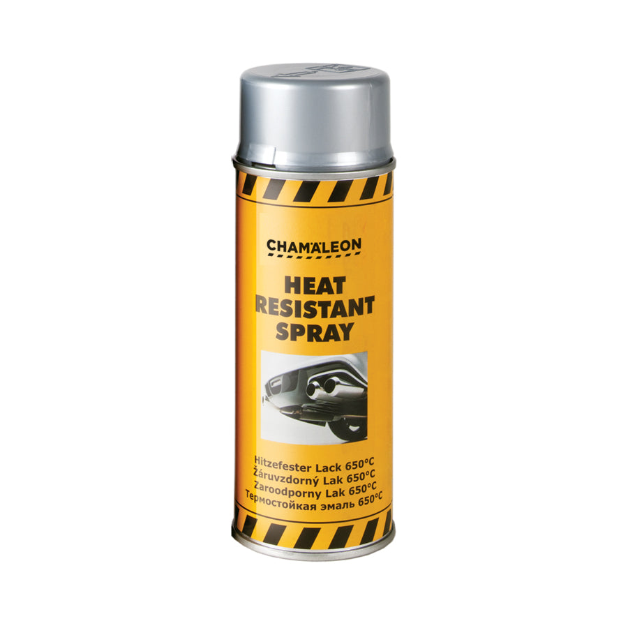 Chamaleon Aerosol Heat Resistant Paint 650°C, vernice spray ad alta resistenza termica per superfici esposte a calore intenso.
