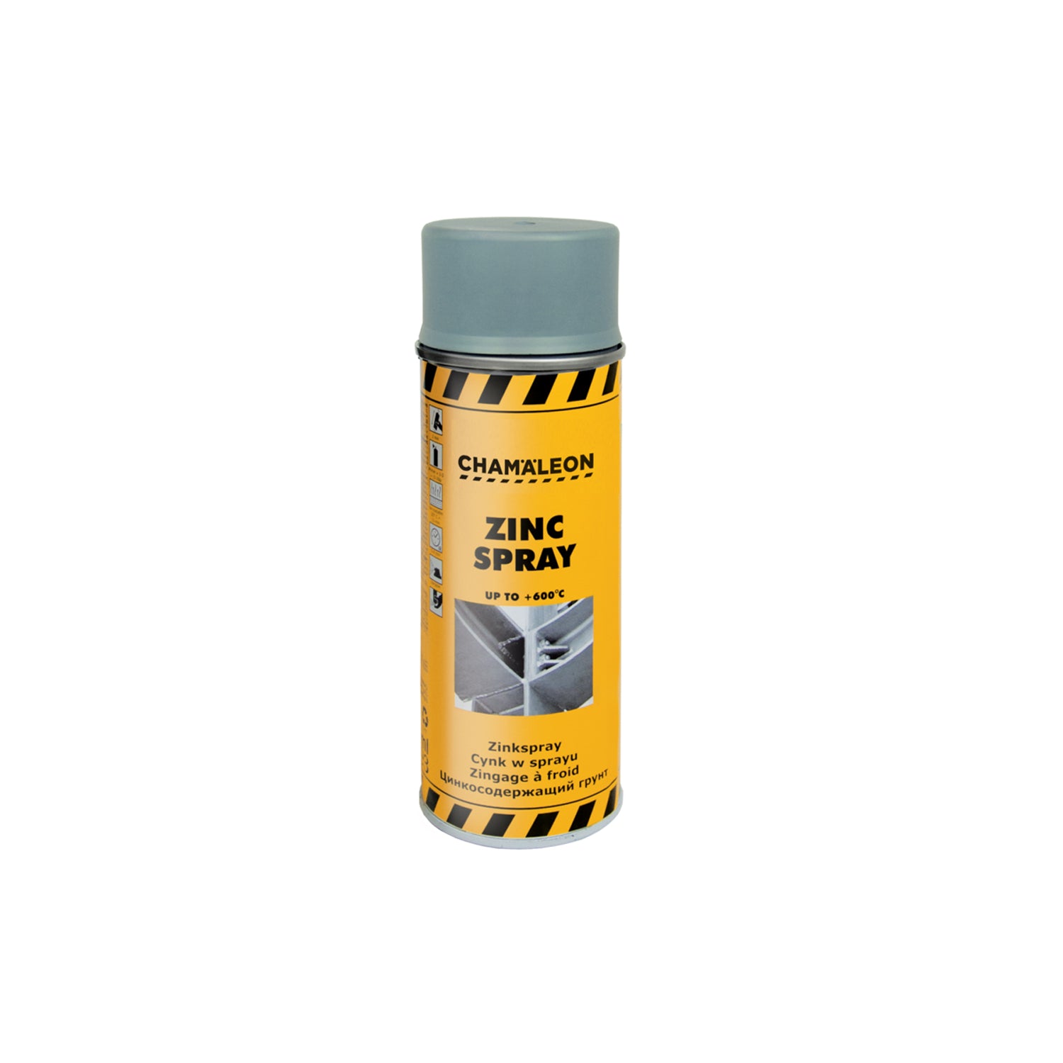 Chamaleon Aerosol Zinc Spray, spray di zinco per protezione anticorrosiva e finitura duratura su superfici metalliche.