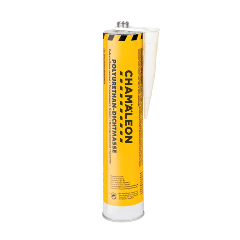 Chamaleon Polyurethane Car Body Sealant, sigillante poliuretanico per sigillature resistenti su carrozzerie. bianco