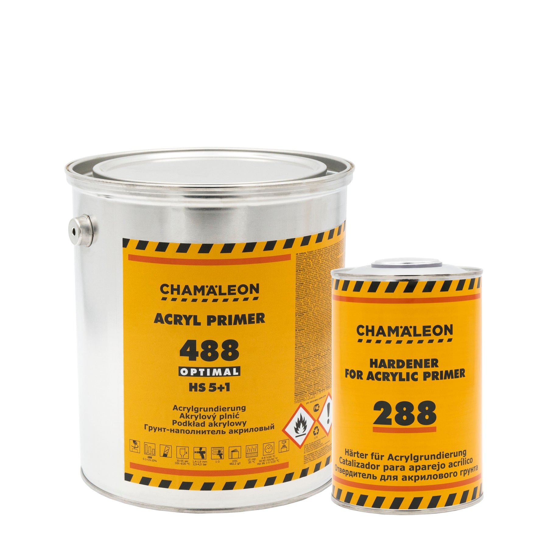 Chamaleon 2K Acrylic Filling Primer HS 5:1 con catalizzatore