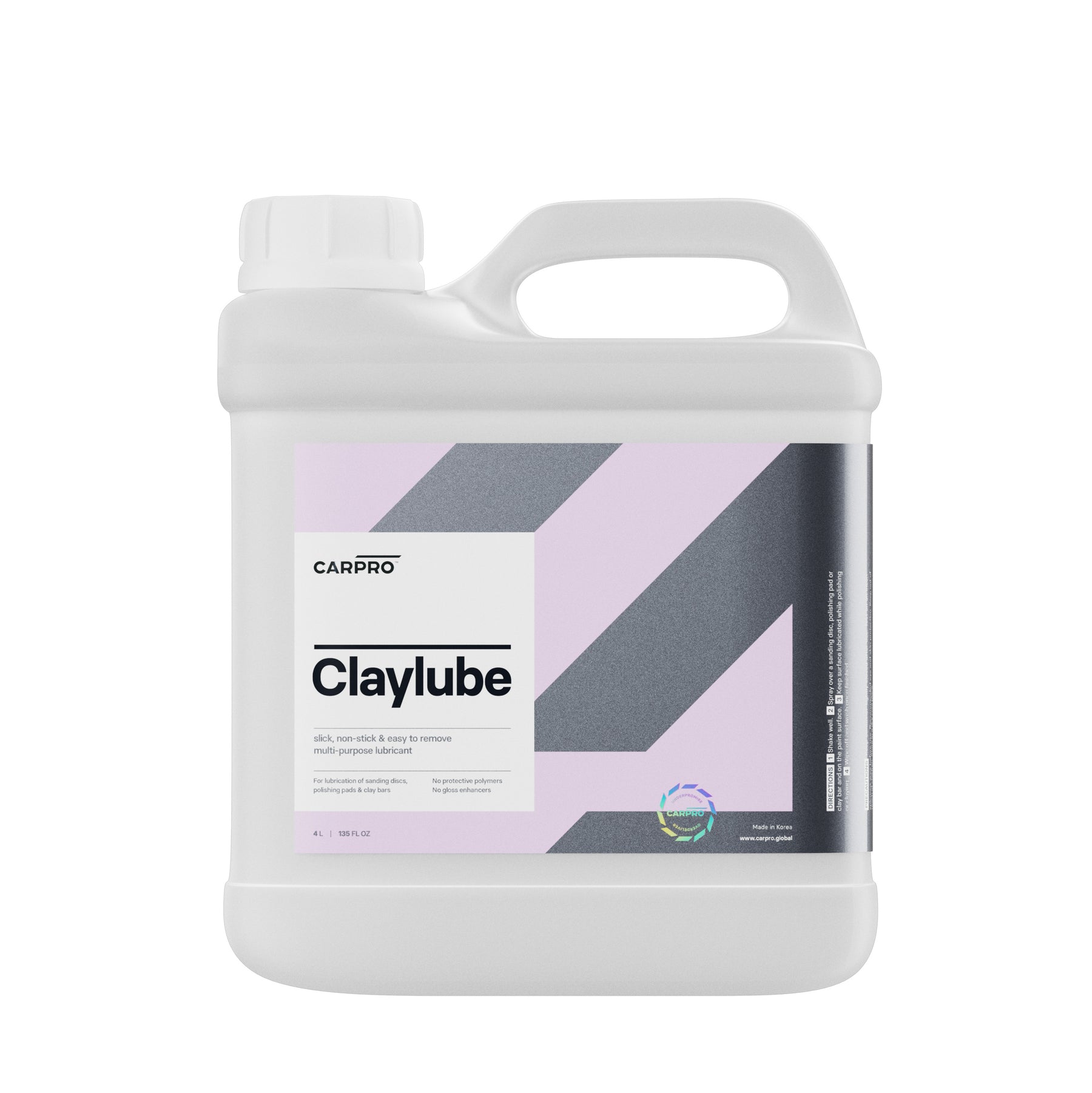 Tanica da 4 litri di lubrificante CARPRO Immolube per clay bar.