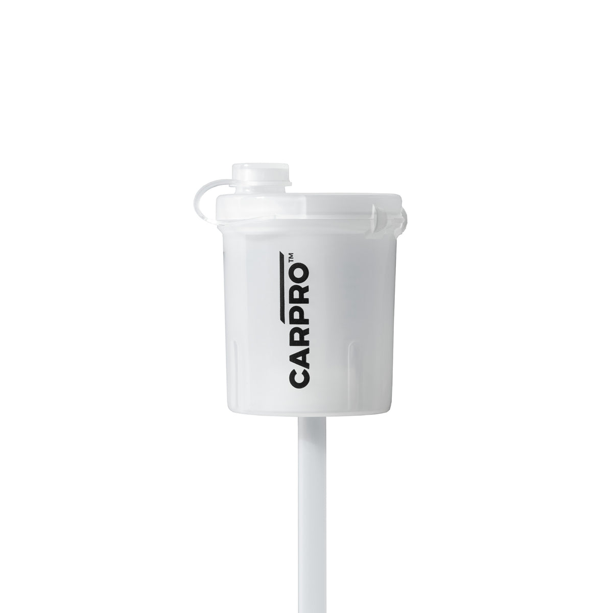 CARPRO Measure, contenitore dosatore bianco con tubo lungo, ideale per misurazioni precise e diluizioni accurate dei prodotti di detailing.