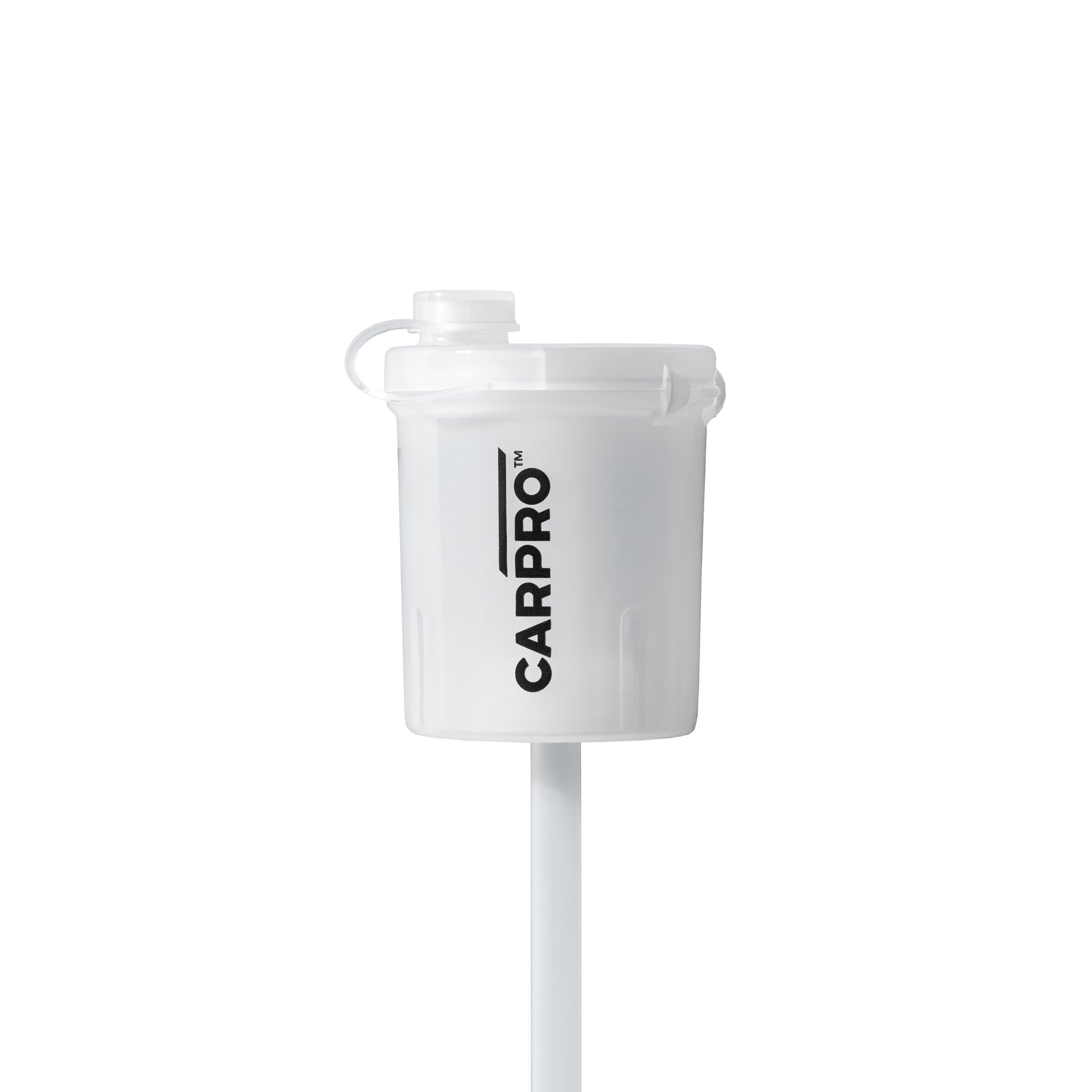 CARPRO Measure, contenitore dosatore bianco con tubo lungo, ideale per misurazioni precise e diluizioni accurate dei prodotti di detailing.