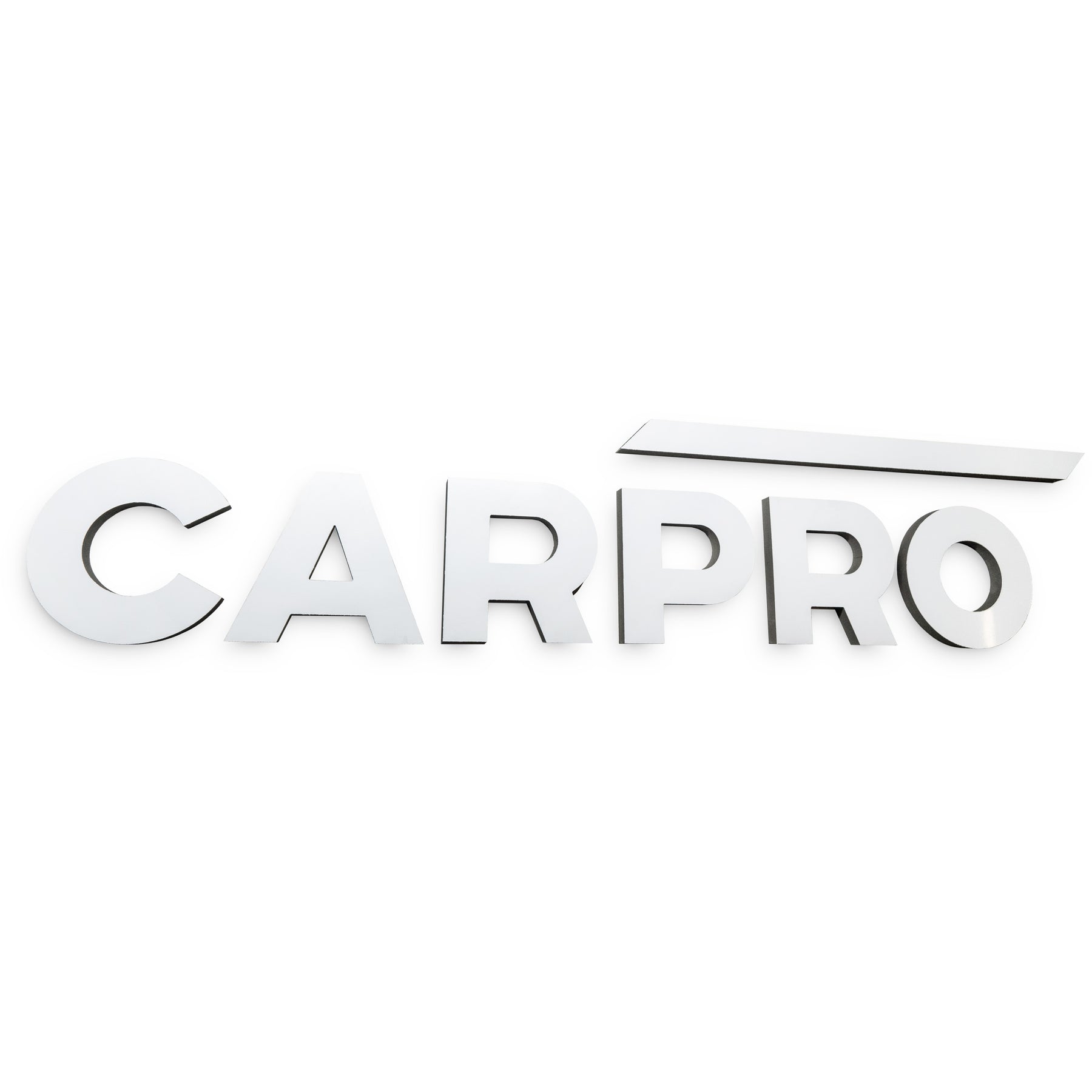 Insegna a muro adesiva con il logo CARPRO, perfetta per personalizzare e decorare officine e spazi di detailing.
