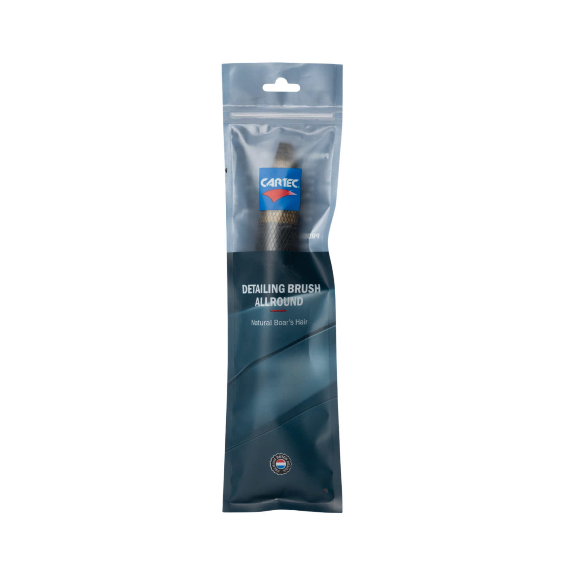 Cartec Detailing Brush Allround con setole in pelo naturale di cinghiale in confezione sigillata trasparente
