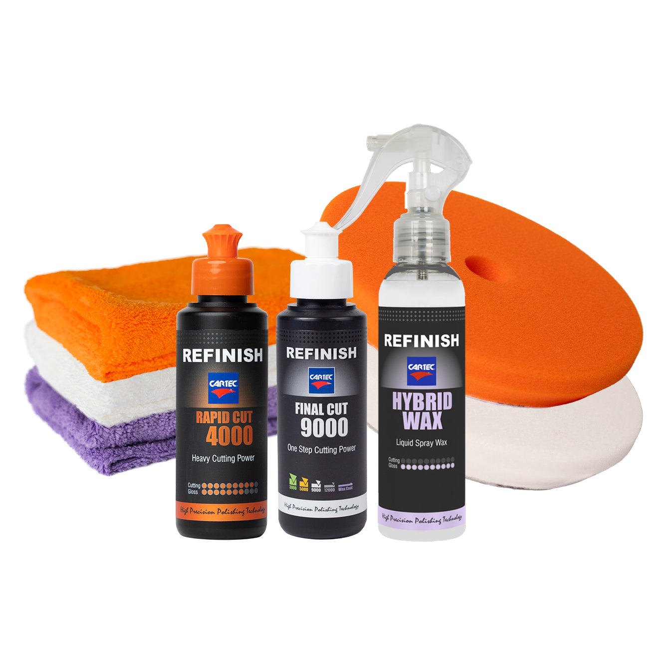 CARTEC Kit Lucidatura 4000, 9000 & Hybrid Wax