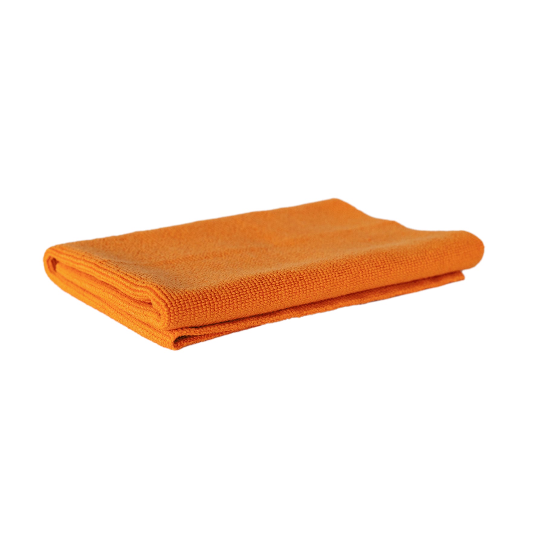 Panno in microfibra ultrasoft CARTEC arancio per rifinitura auto, ideale per superfici delicate.