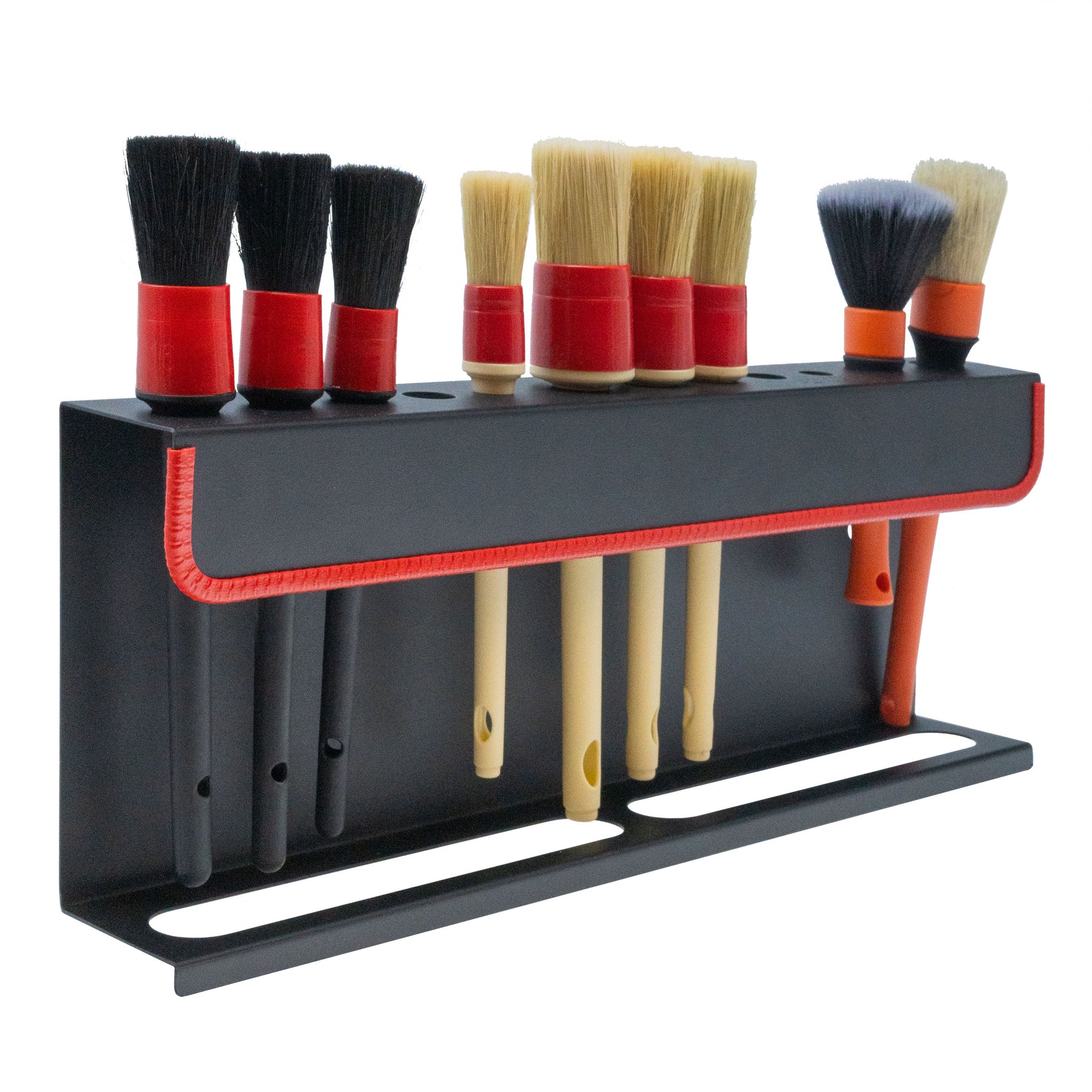CARISMATIX Wall Mounted Brush and Bottle Rack
