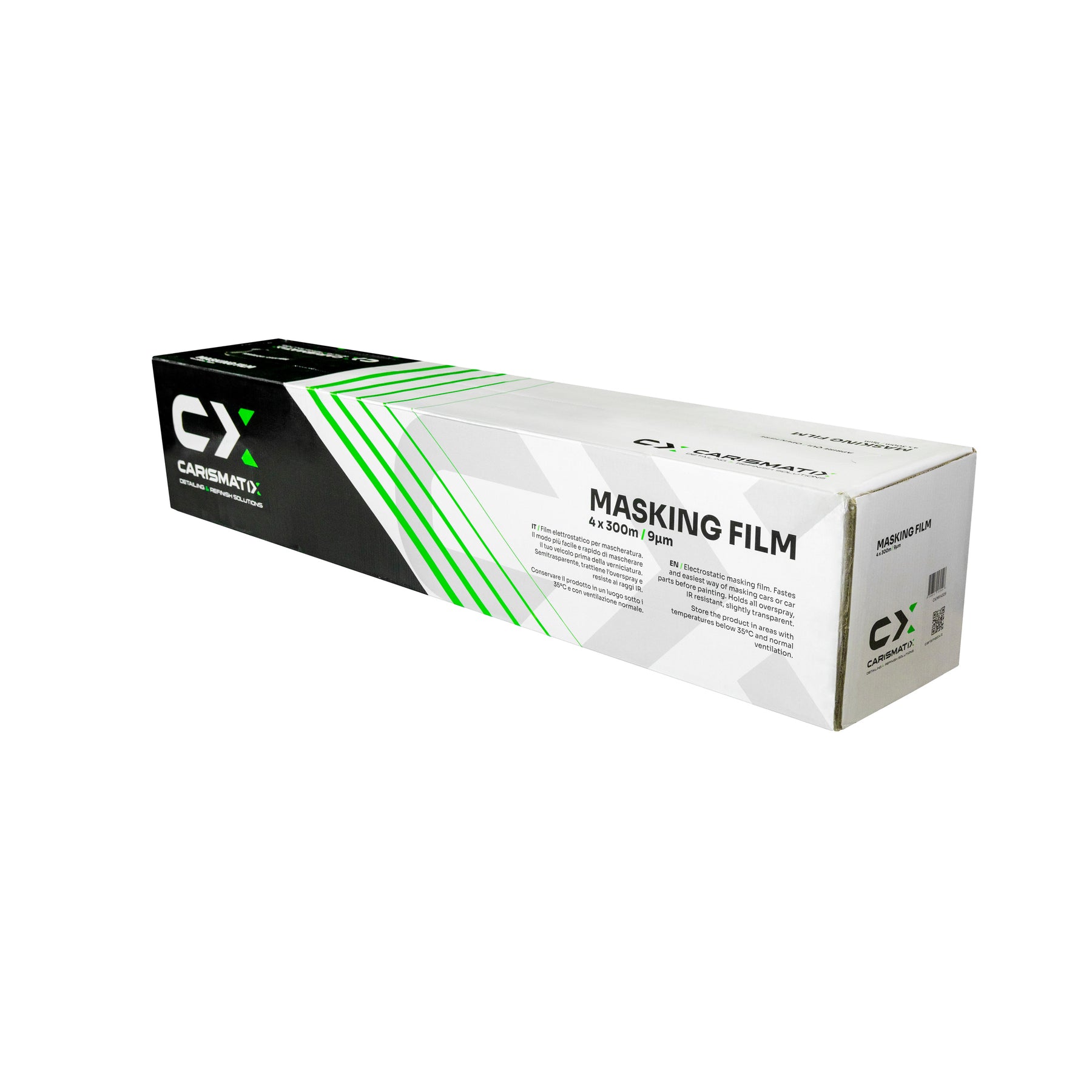 Scatola CARISMATIX Masking Film Premium 4x300m con design professionale per mascheratura veicoli