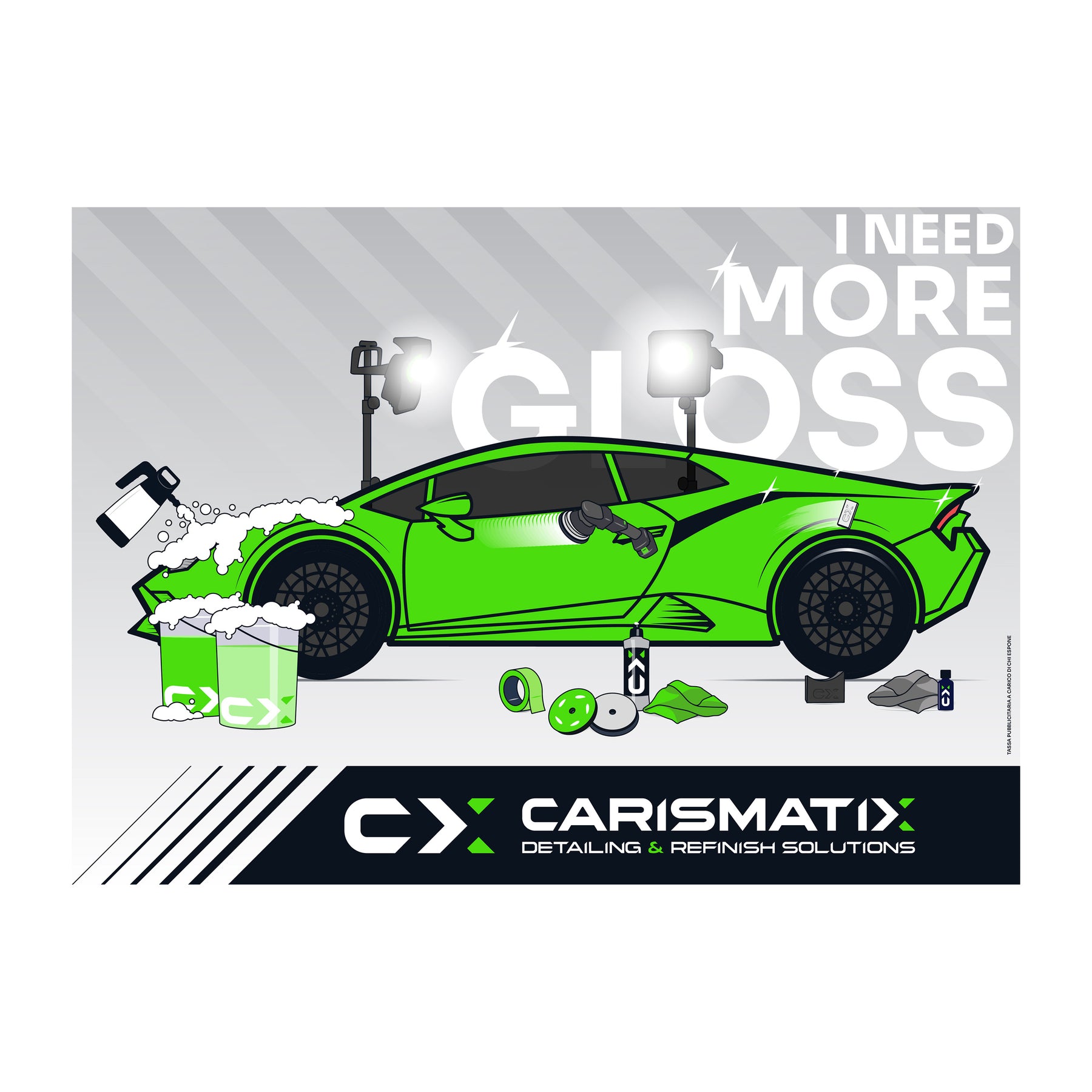 CARISMATIX Poster Illustrato