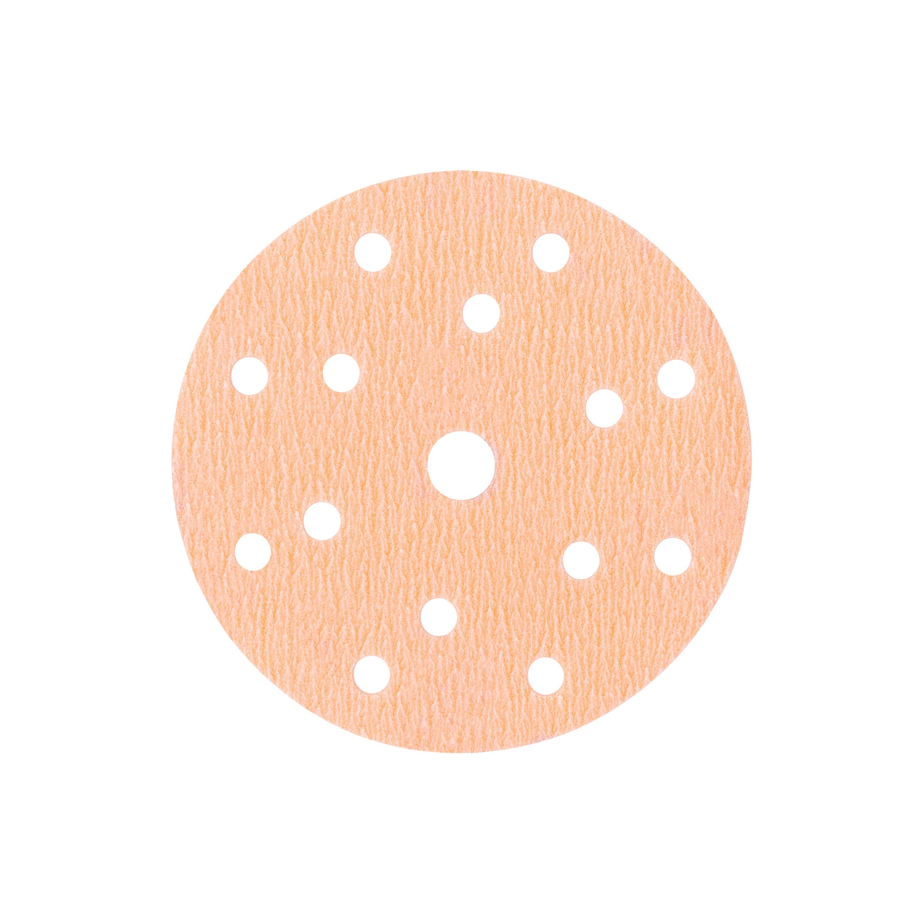 Disco abrasivo CARISMATIX FLEXCUT con foratura multi-hole su supporto flessibile arancione grana P400