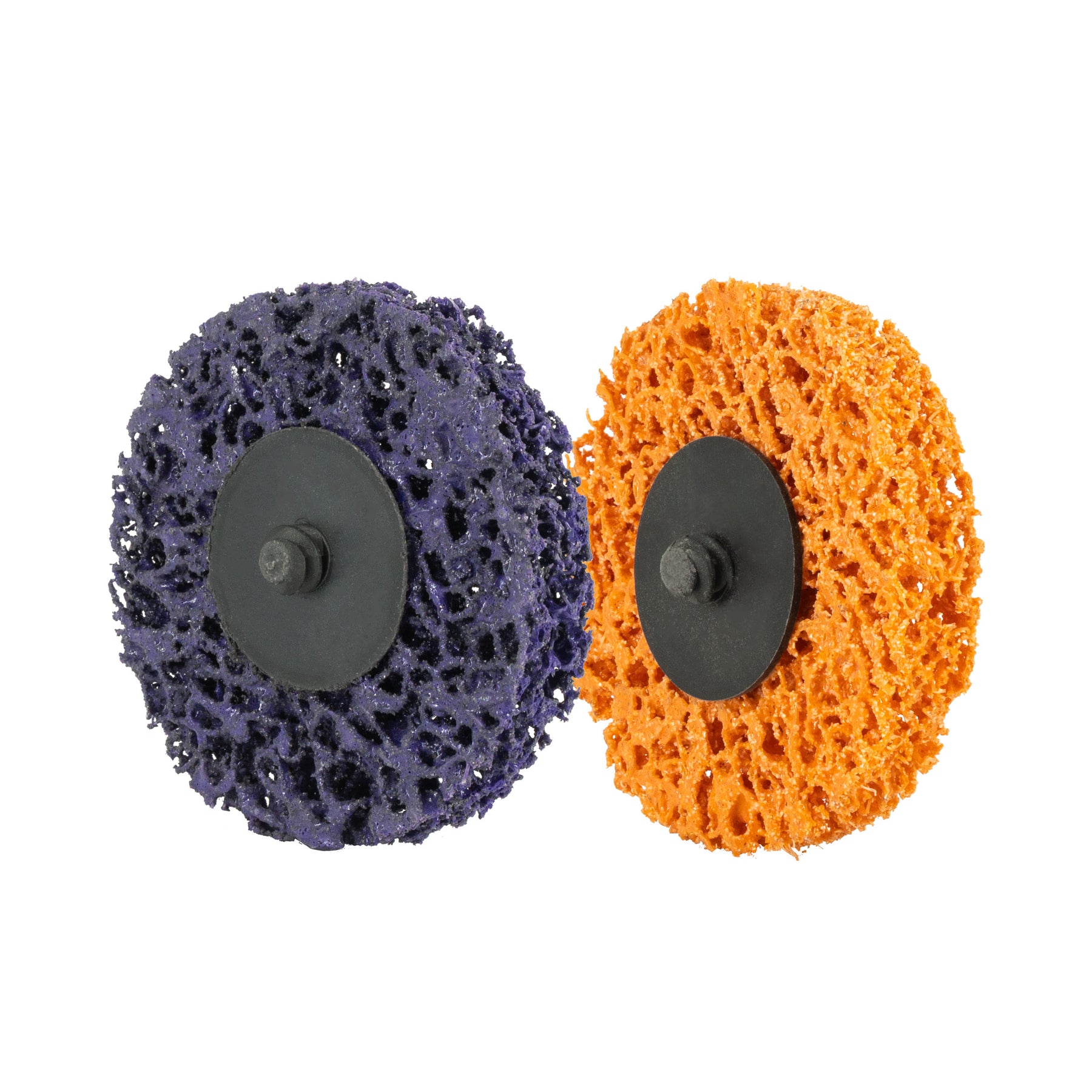 Dischi abrasivi XTRASTRIP viola e arancione con attacco Roll Lock