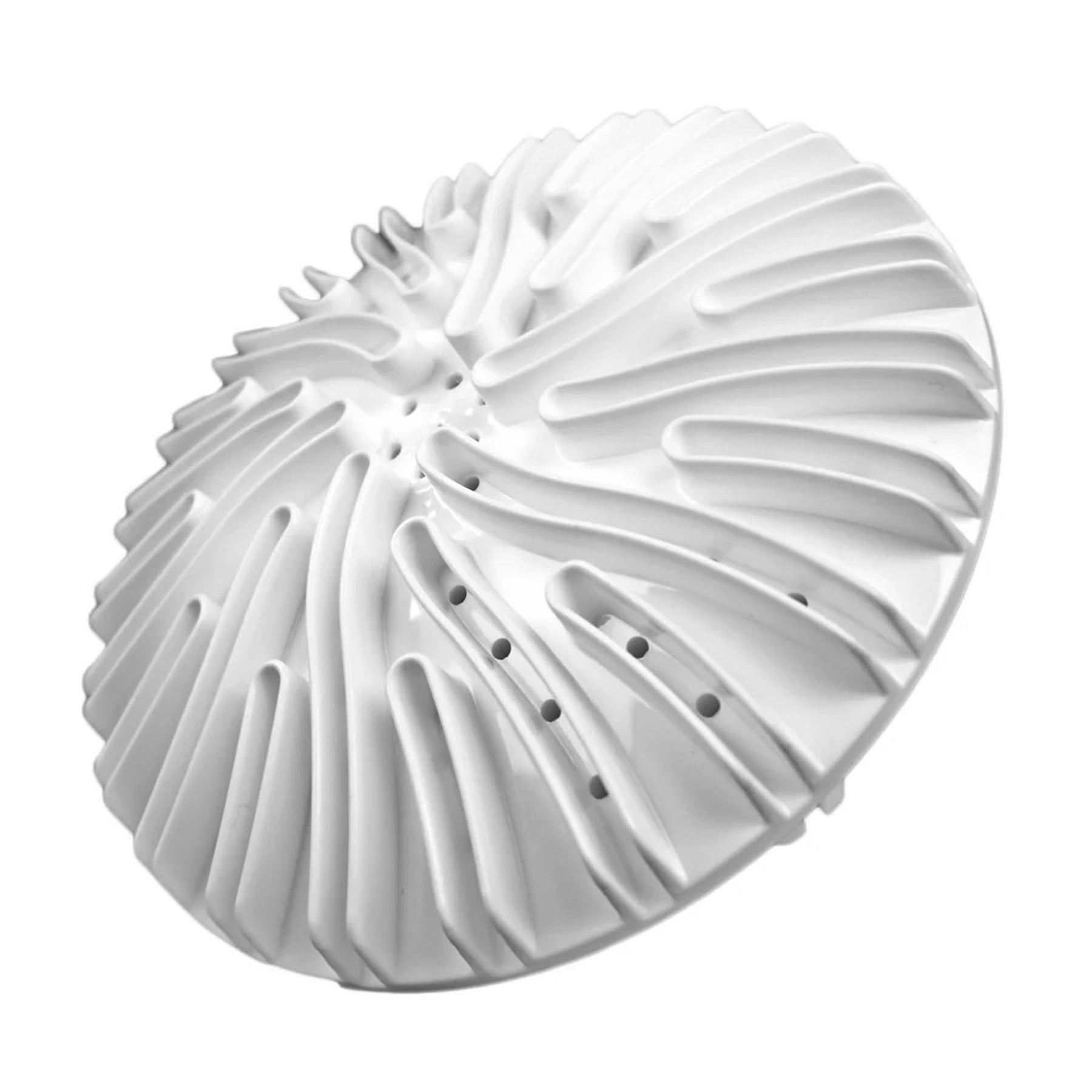Componente Scrub and Pump bianco Detail Guardz con design a spirale per ottimizzare la pulizia degli accessori durante il lavaggio auto.