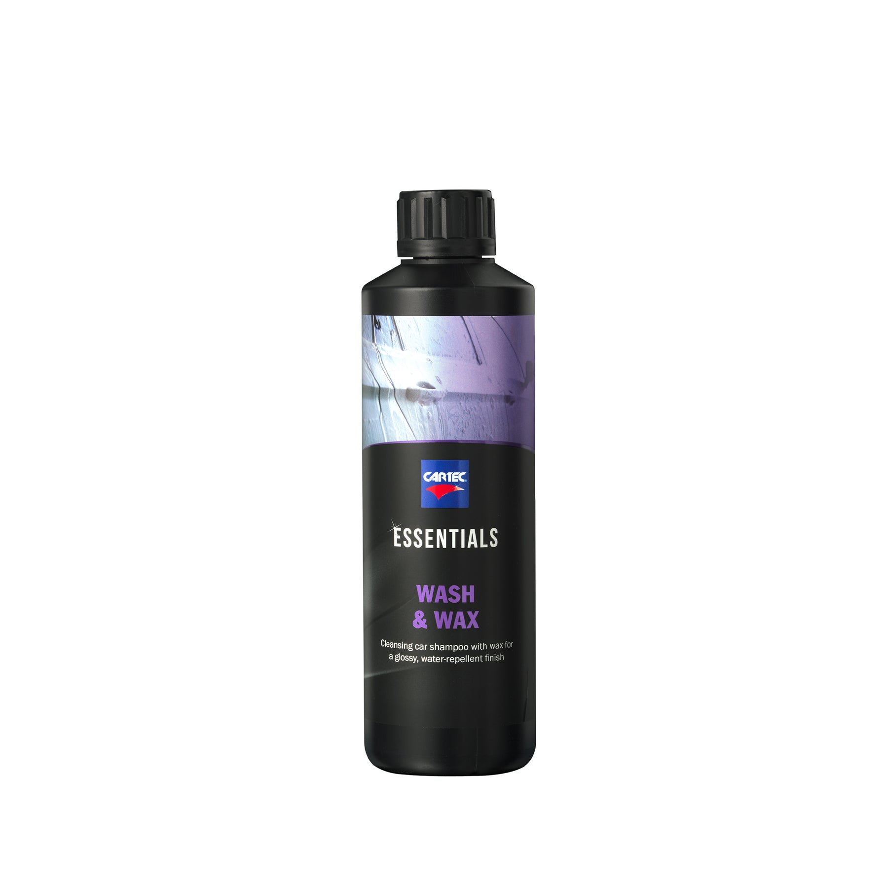 CARTEC Essentials Wash & Wax, shampoo per auto con cera per una finitura lucida e idrorepellente