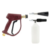 IDROBASE Kit Lancia Schiuma Pocket Aluminium per pulizia dettagliata e versatile.