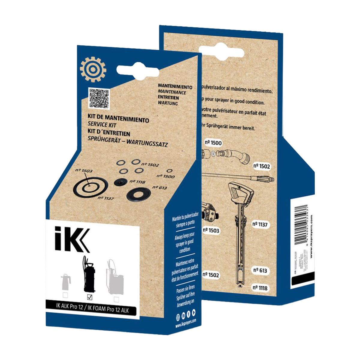 IK SPRAYERS IK Kit Manutenzione Alk Pro 12 e Foam Pro 12 Alk