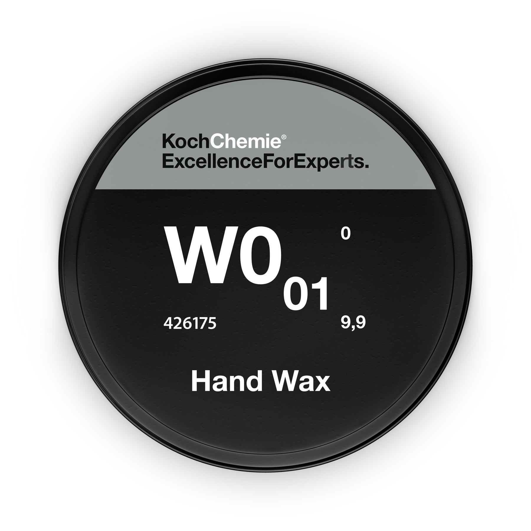 coperchio Hand Wax W0.01 Koch-Chemie con logo ExcellenceForExperts e design professionale