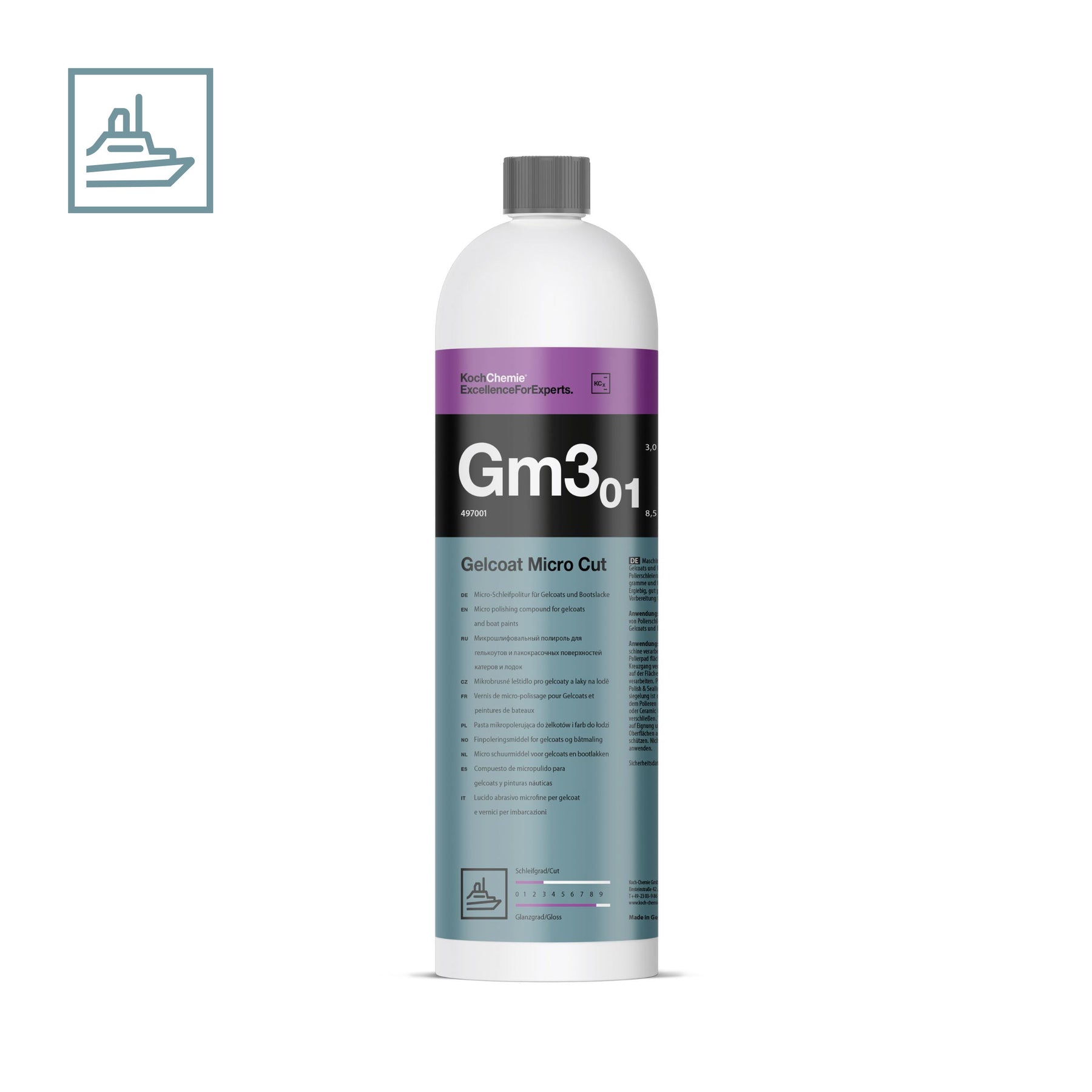 Koch-Chemie Marine Gm3.01 - Gelcoat Micro Cut