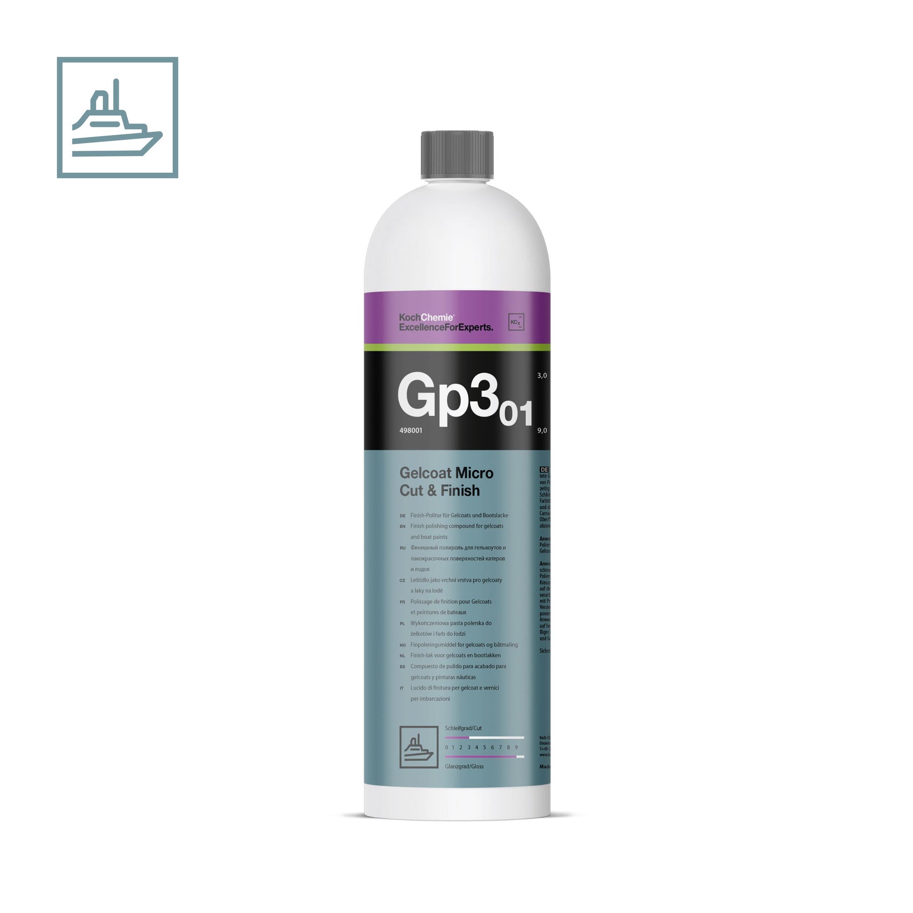 Koch-Chemie Marine Gp3.01 - Gelcoat Micro Cut & Finish