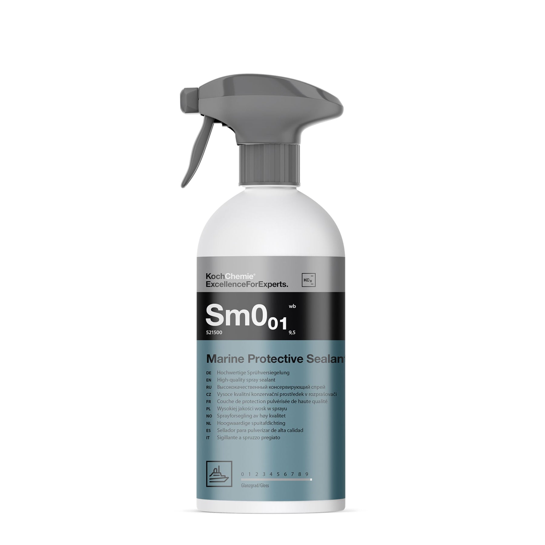 Flacone spray Koch-Chemie Marine Protective Sealant 750ml per protezione lucida e duratura delle superfici nautiche esposte