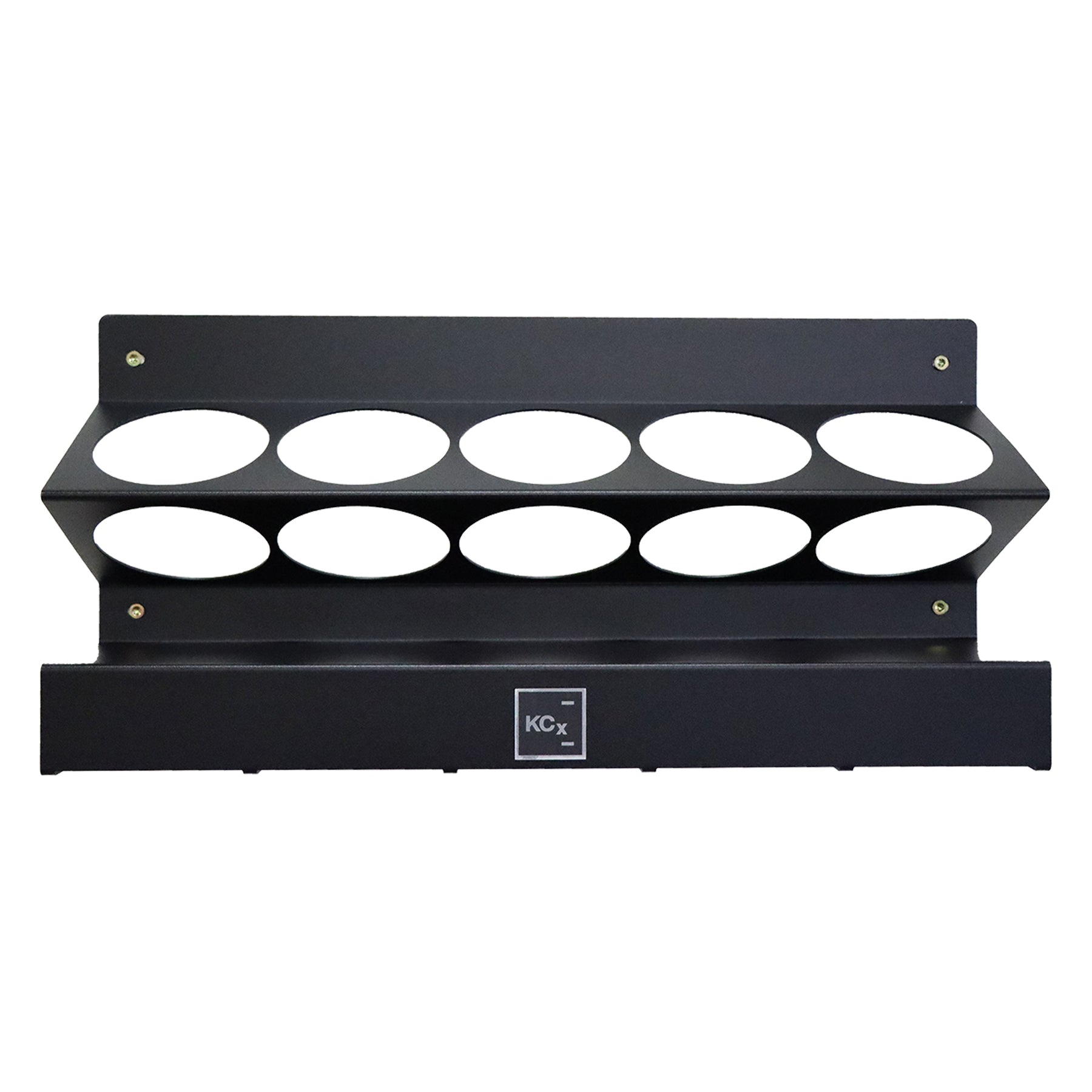 Supporto Koch-Chemie Bottle & Brush Holder in metallo nero per flaconi e pennelli