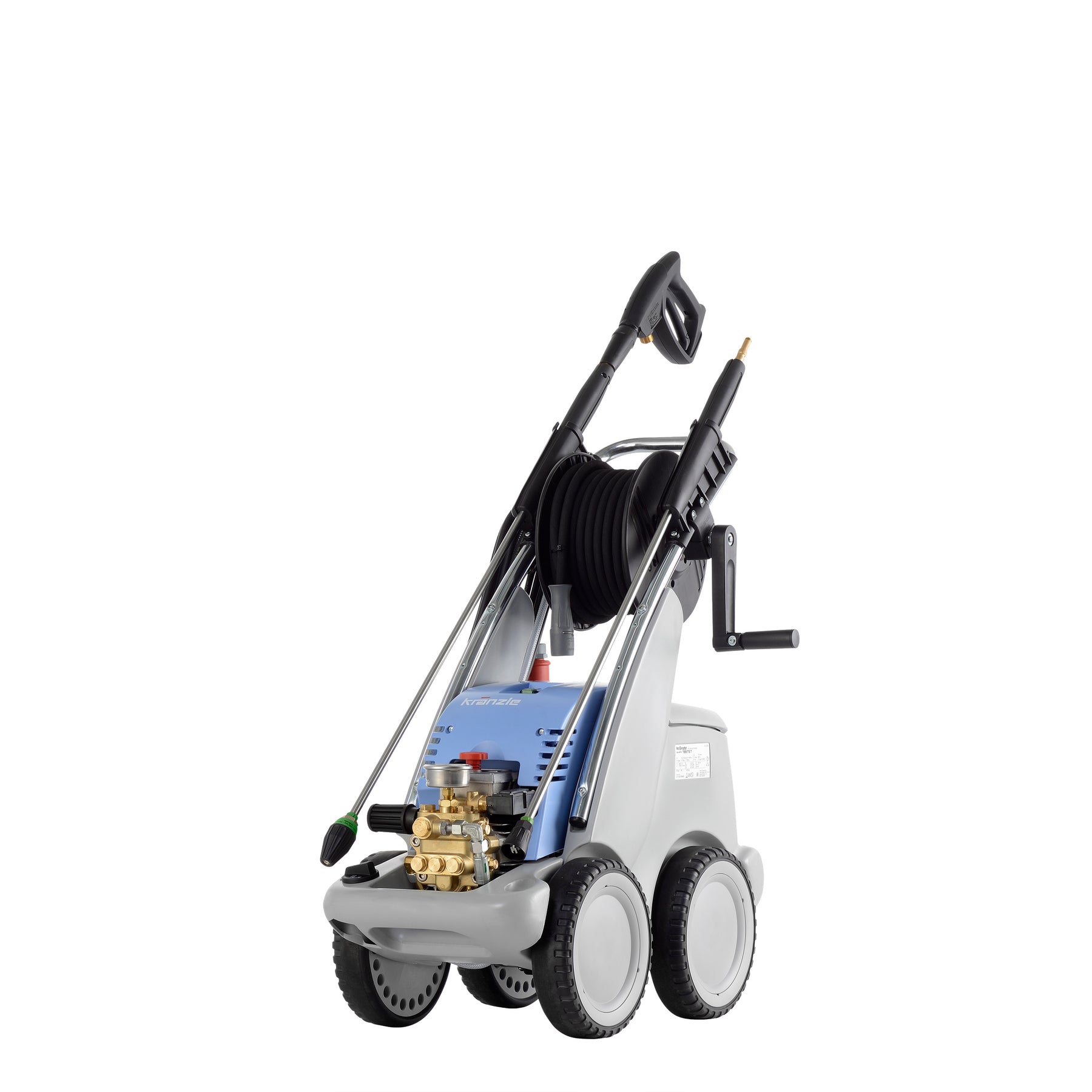 Kranzle Idropulitrice Trifase Quadro 799 TST - Idropulitrice professionale ad alta pressione su ruote con avvolgitubo e pistola