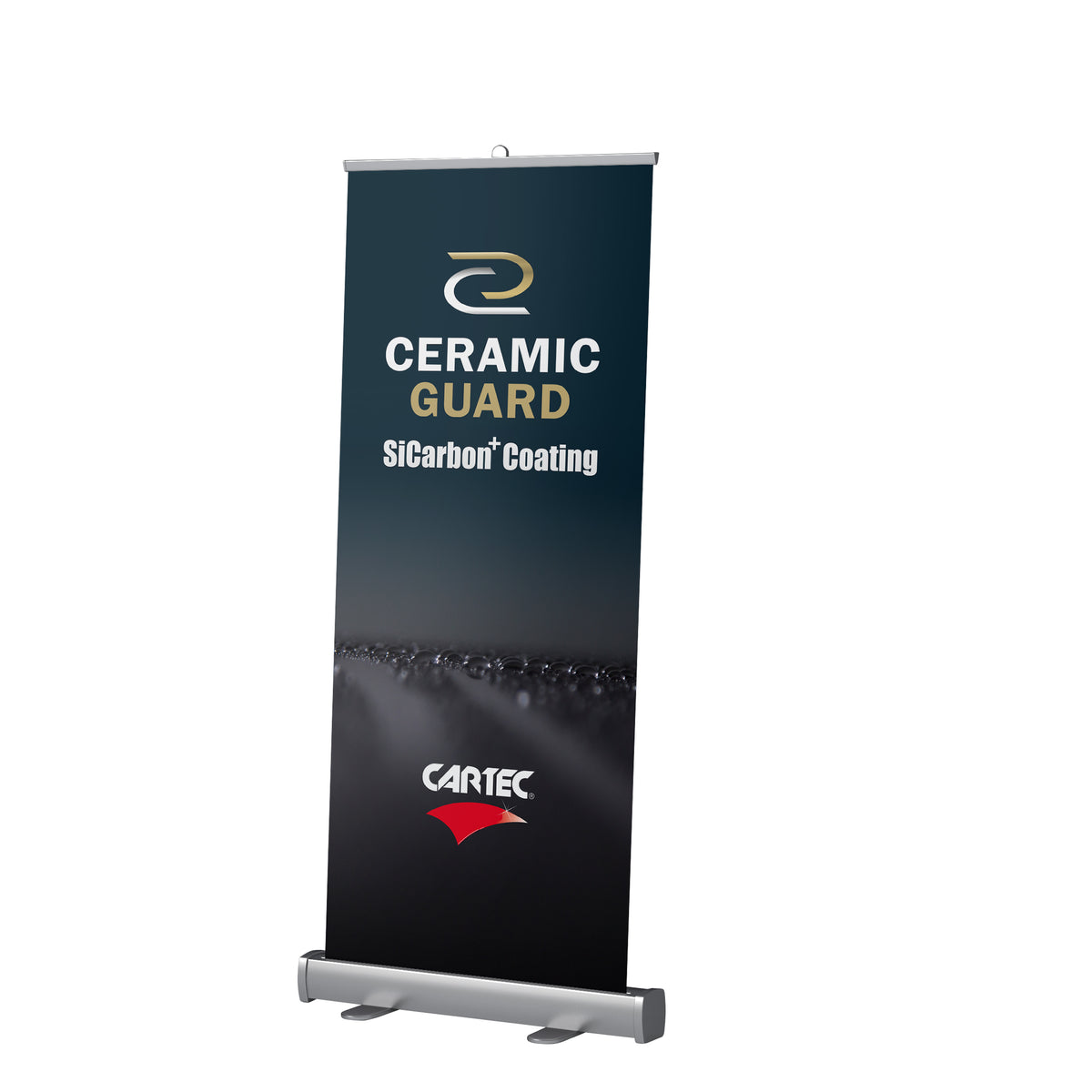 Roll-Up Ceramic Guard di Cartec con rivestimento SiCarbon per protezione avanzata del veicolo.