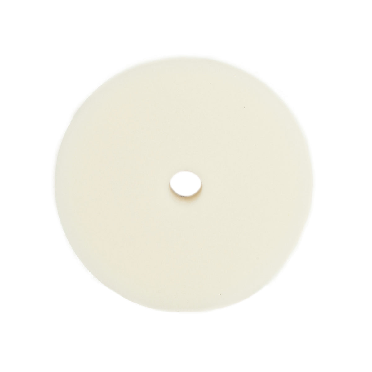 Tampone di lucidatura CARTEC bianco soft per lucidatrice rotorbitale, ideale per una finitura delicata e uniforme.