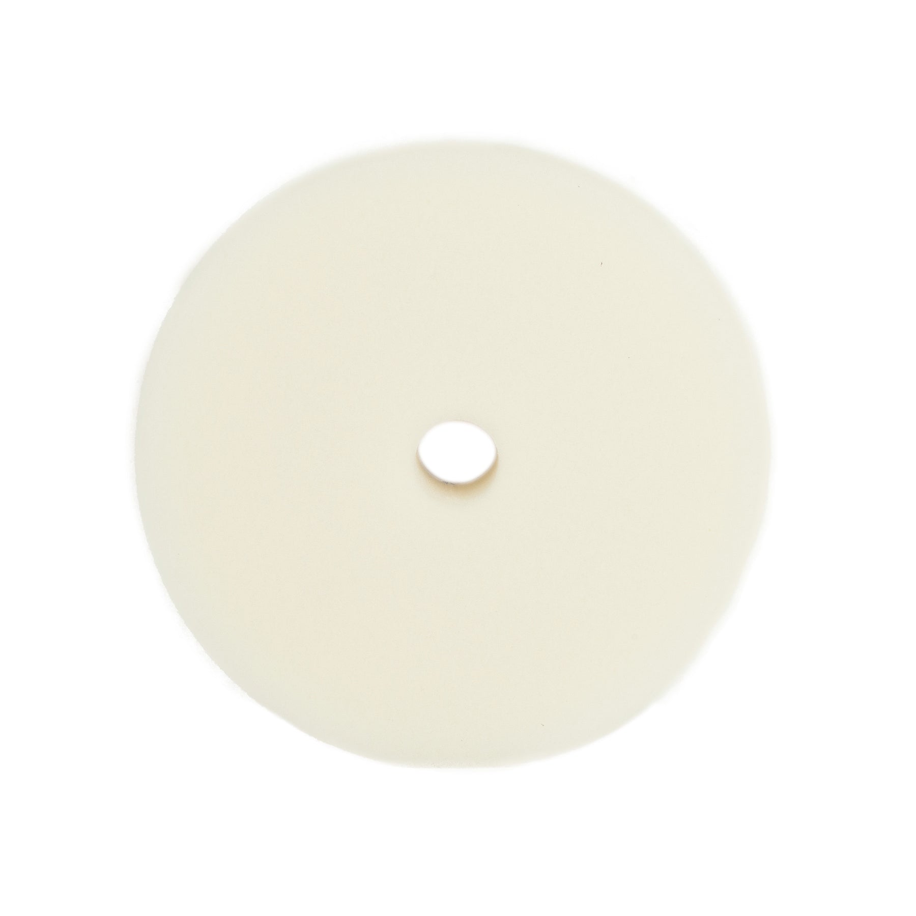 Tampone di lucidatura CARTEC bianco soft per lucidatrice rotorbitale, ideale per una finitura delicata e uniforme.