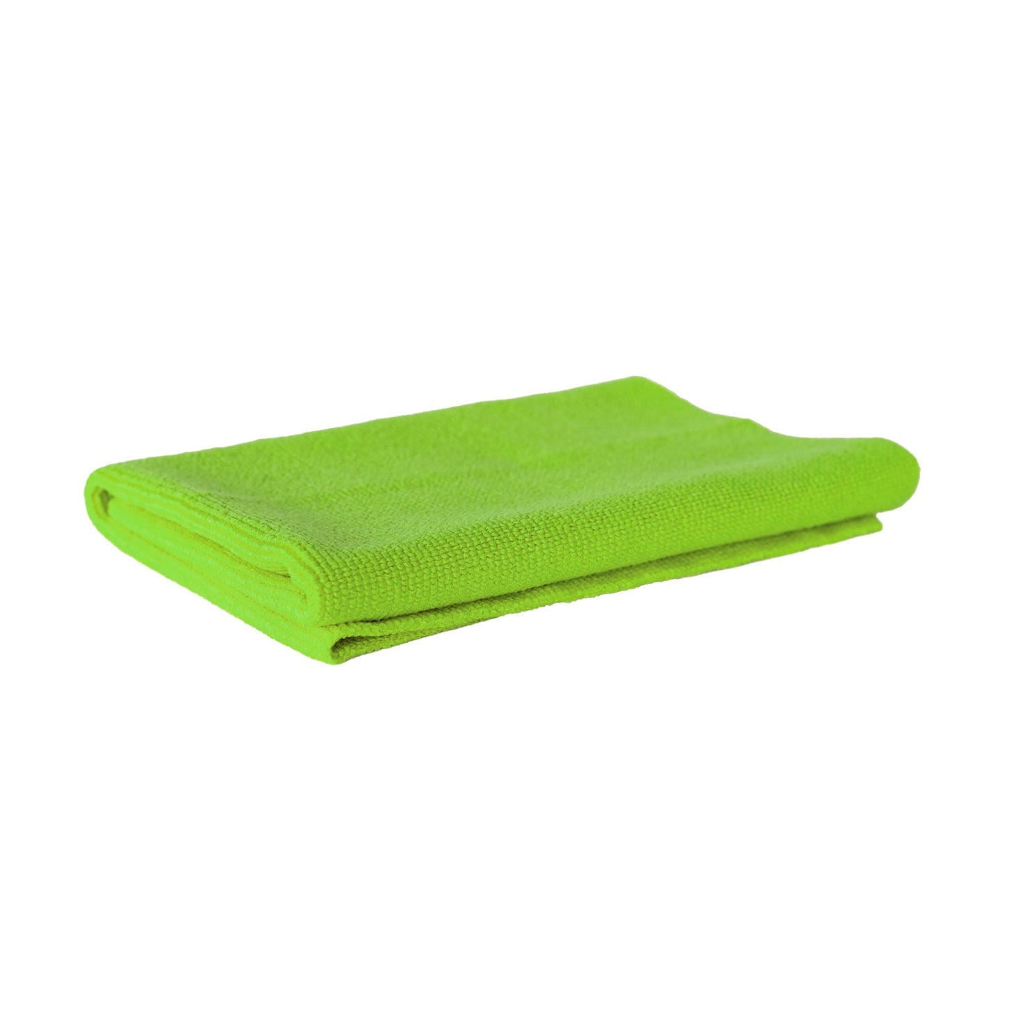 Panno in microfibra ultrasoft CARTEC verde per pulizia auto, perfetto per superfici delicate.