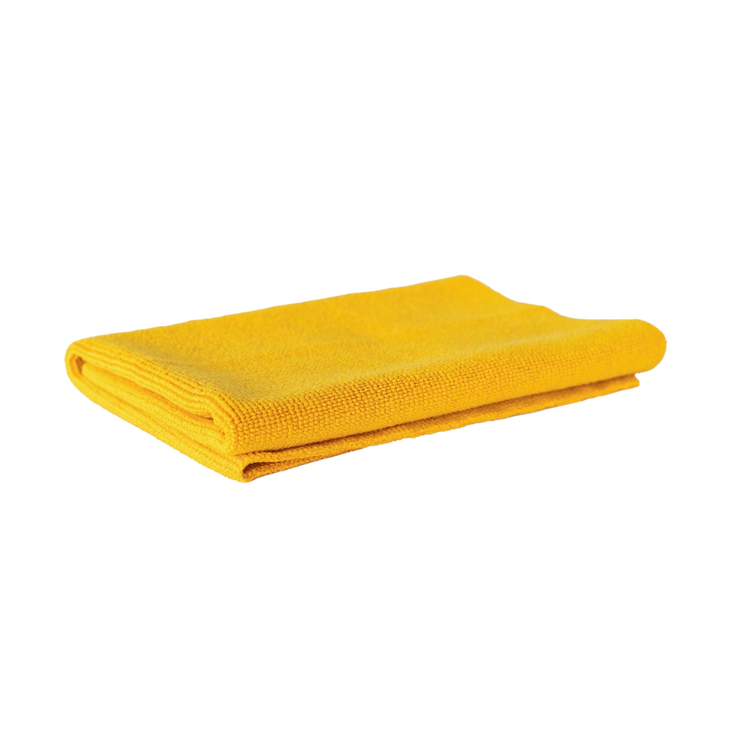 Panno in microfibra ultrasoft CARTEC giallo per rifinitura auto, perfetto per superfici delicate.
